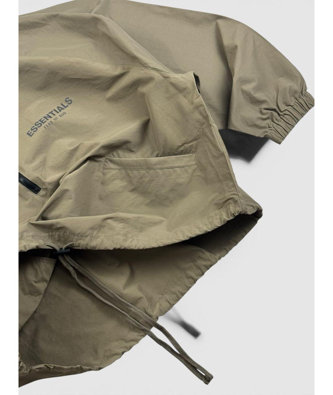 FEAR OF GOD ESSENTIALS Хаки хлопковая куртка, фото 3