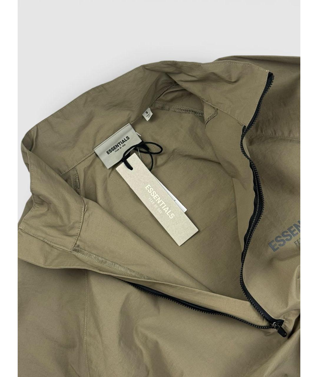 FEAR OF GOD ESSENTIALS Хаки хлопковая куртка, фото 5