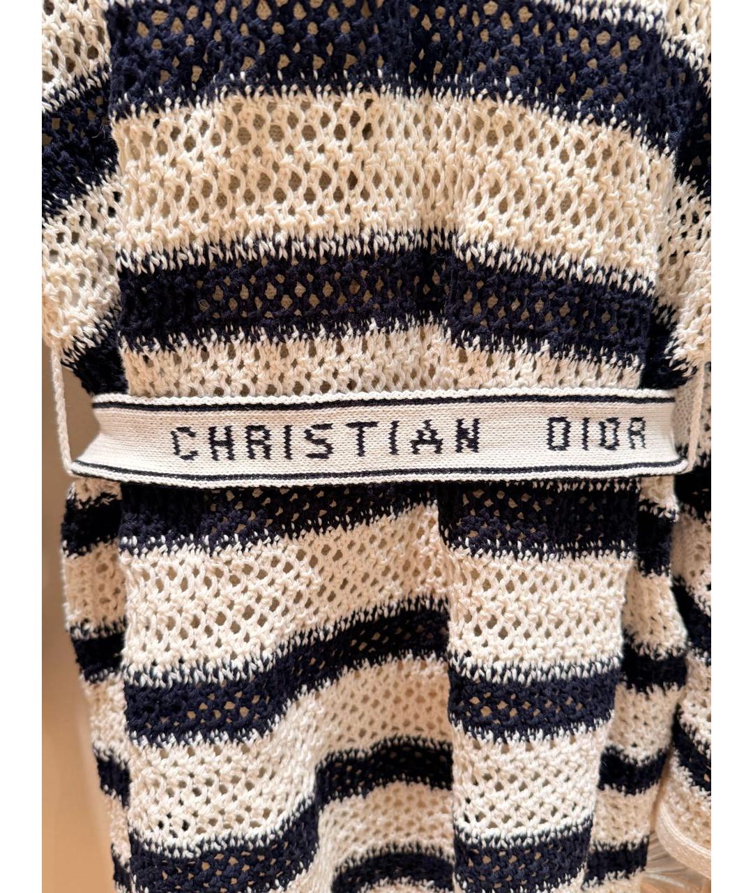 CHRISTIAN DIOR Мульти хлопковый кардиган, фото 4