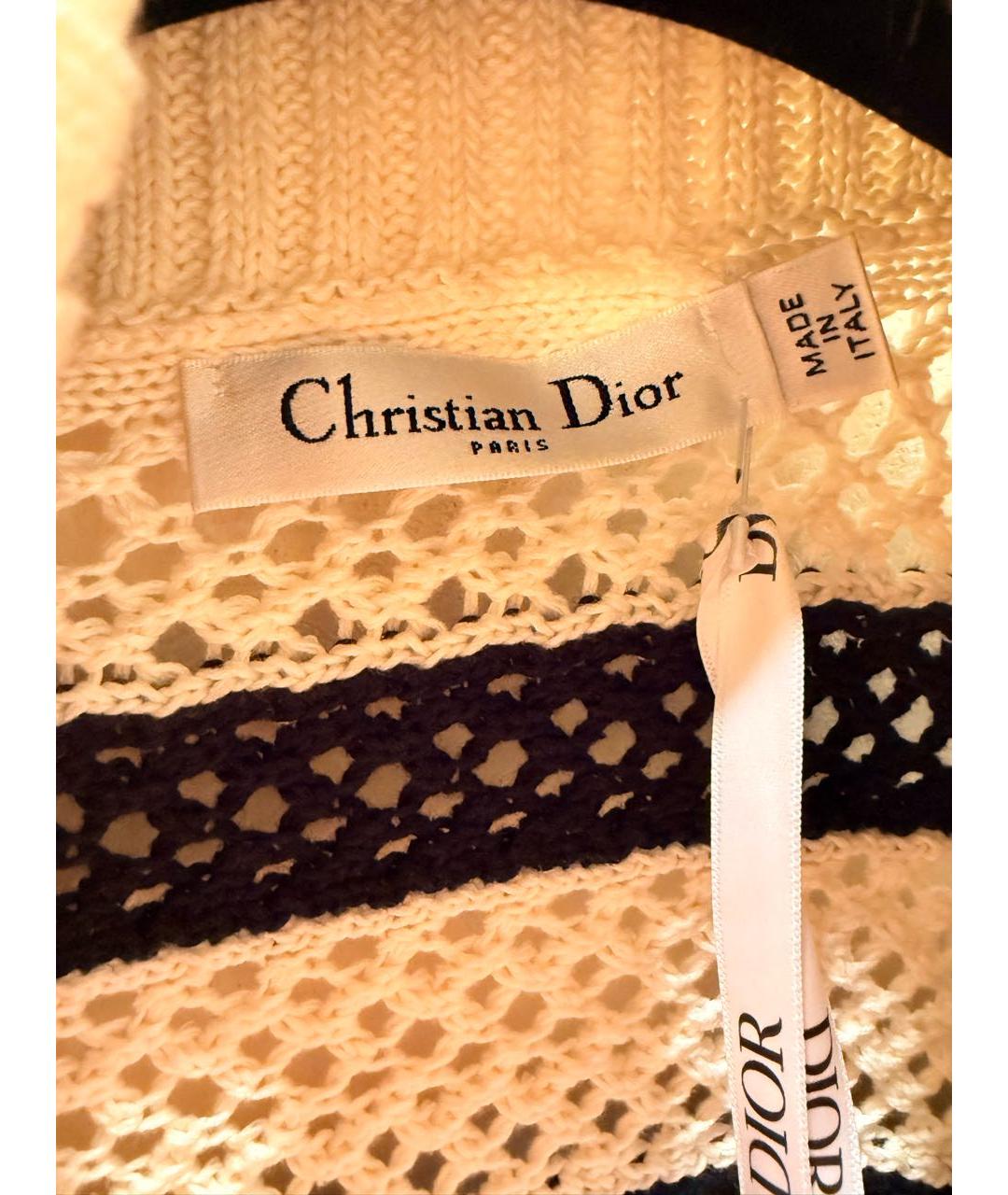 CHRISTIAN DIOR Мульти хлопковый кардиган, фото 6