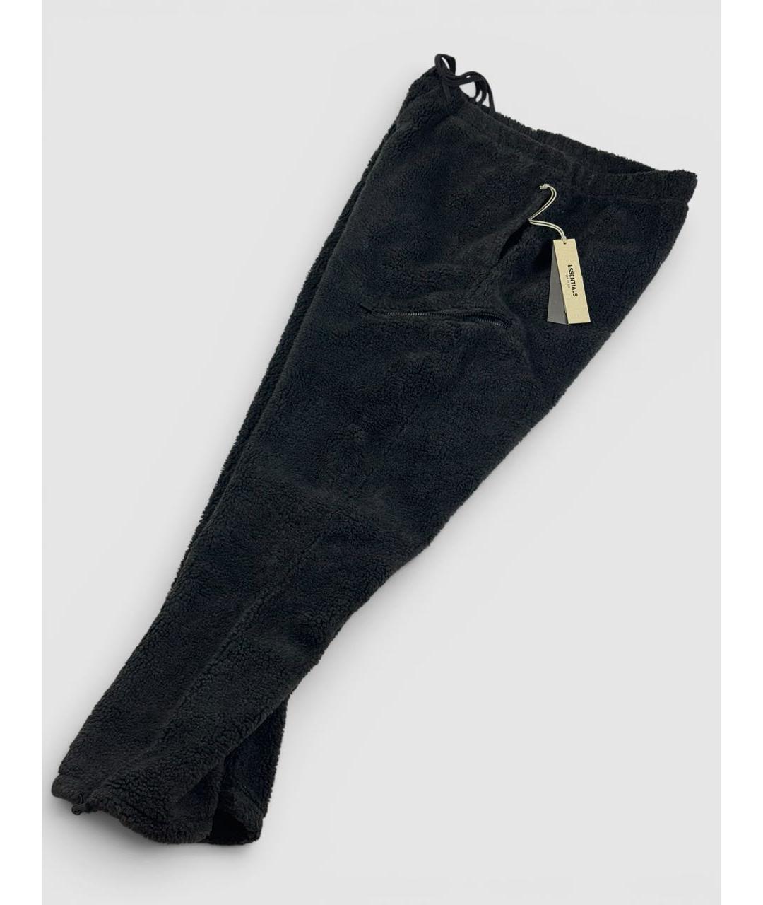 FEAR OF GOD ESSENTIALS Черные полиэстеровые повседневные брюки, фото 3