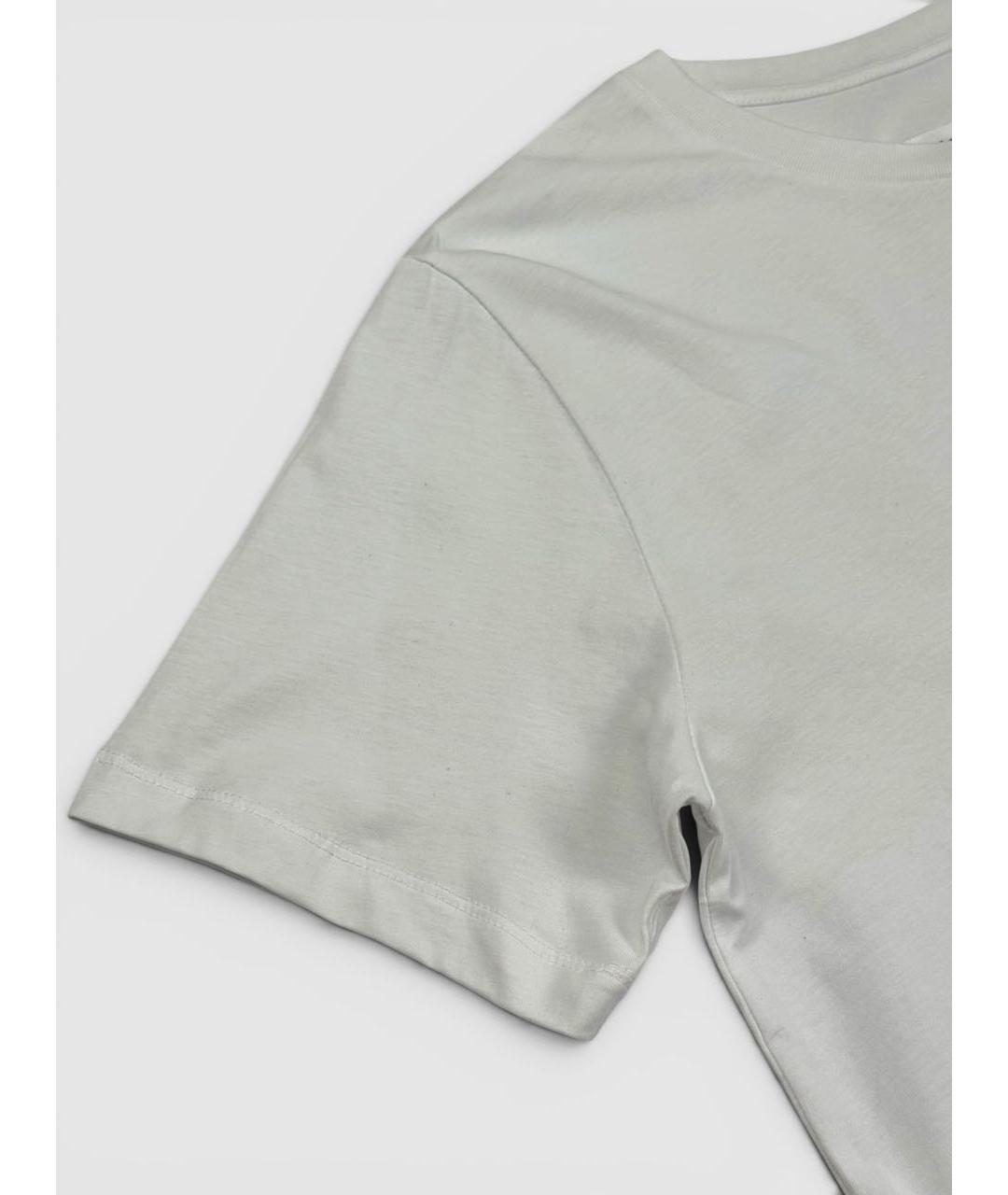 MAISON MARGIELA Белая хлопковая футболка, фото 5