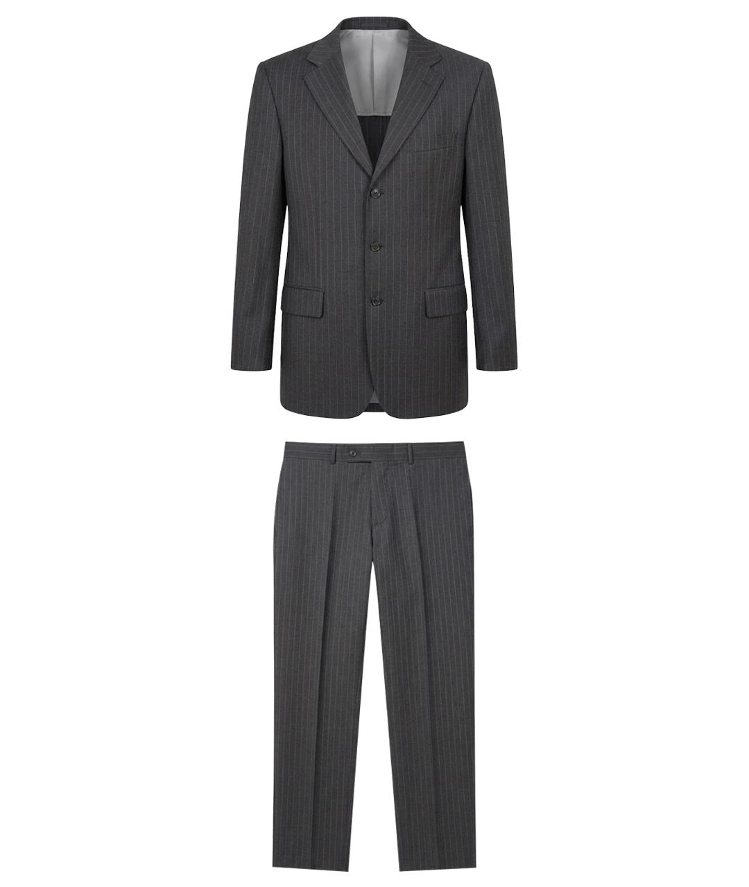 HUGO BOSS Антрацитовый классический костюм, фото 1