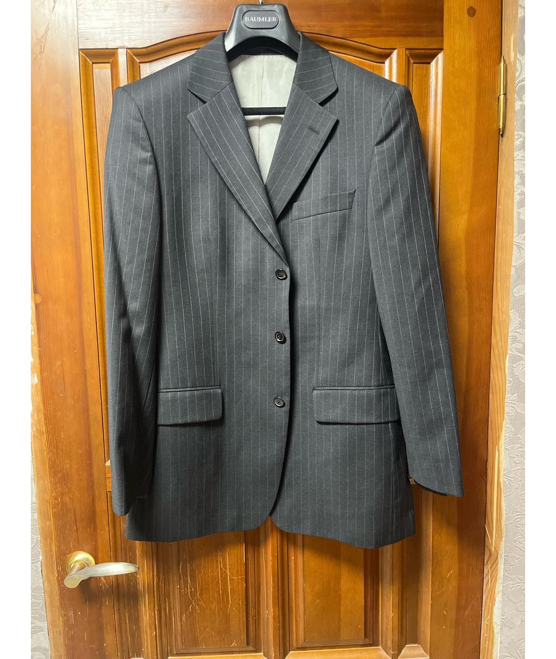 HUGO BOSS Антрацитовый классический костюм, фото 8