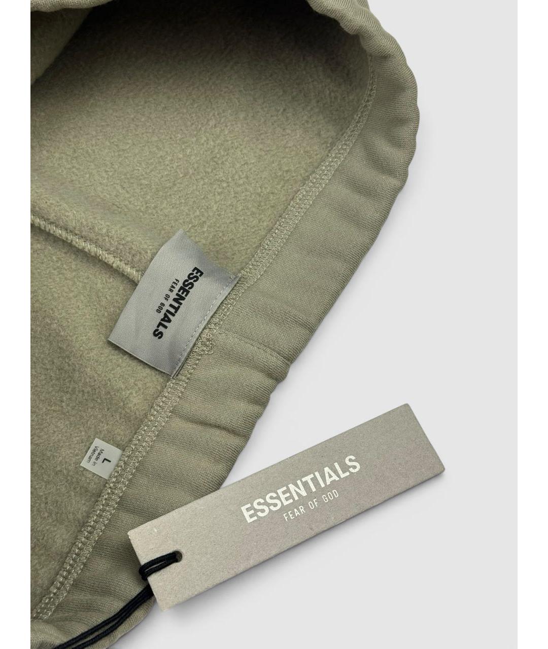 FEAR OF GOD ESSENTIALS Хаки хлопковые повседневные брюки, фото 6