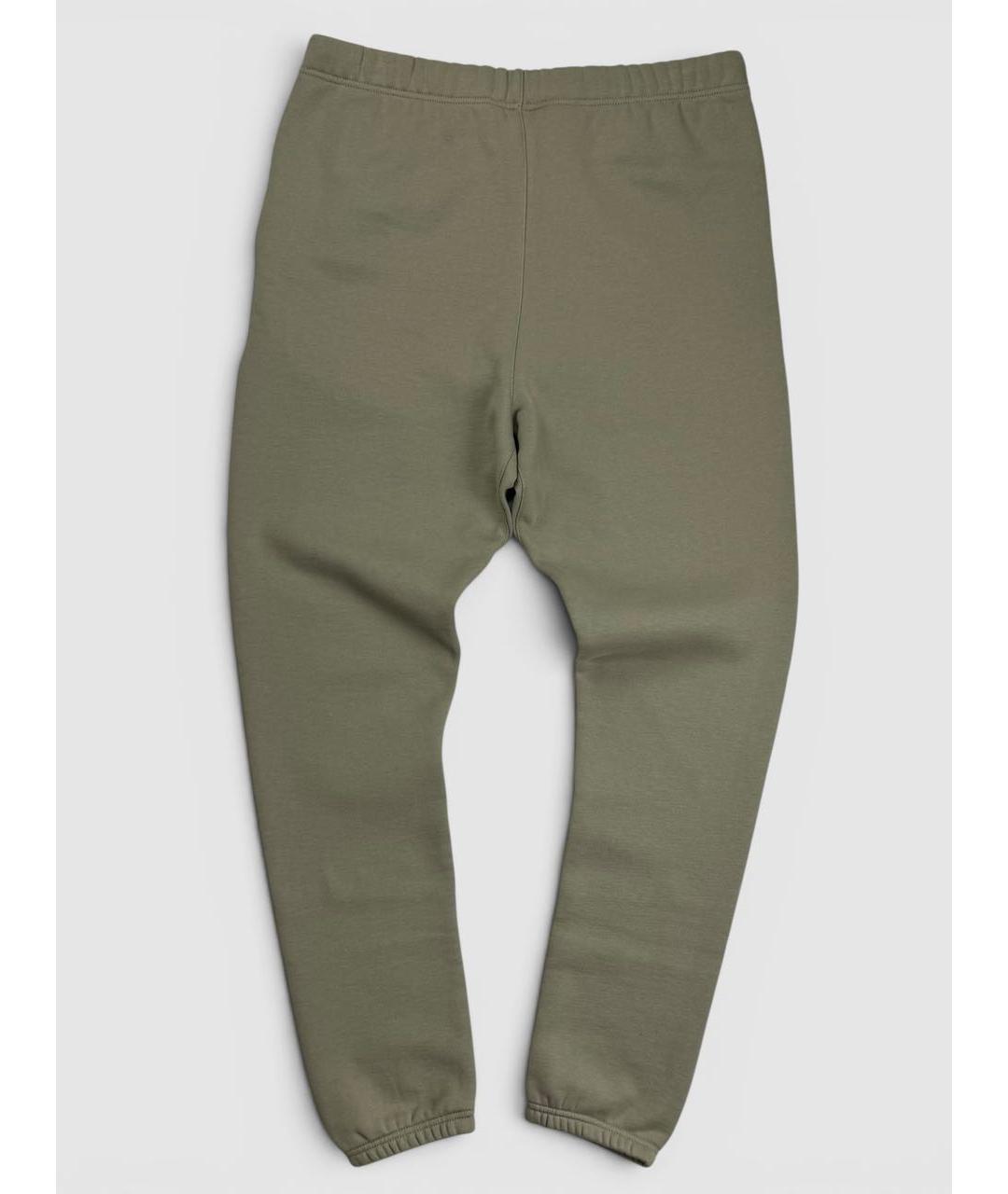 FEAR OF GOD ESSENTIALS Хаки хлопковые повседневные брюки, фото 3