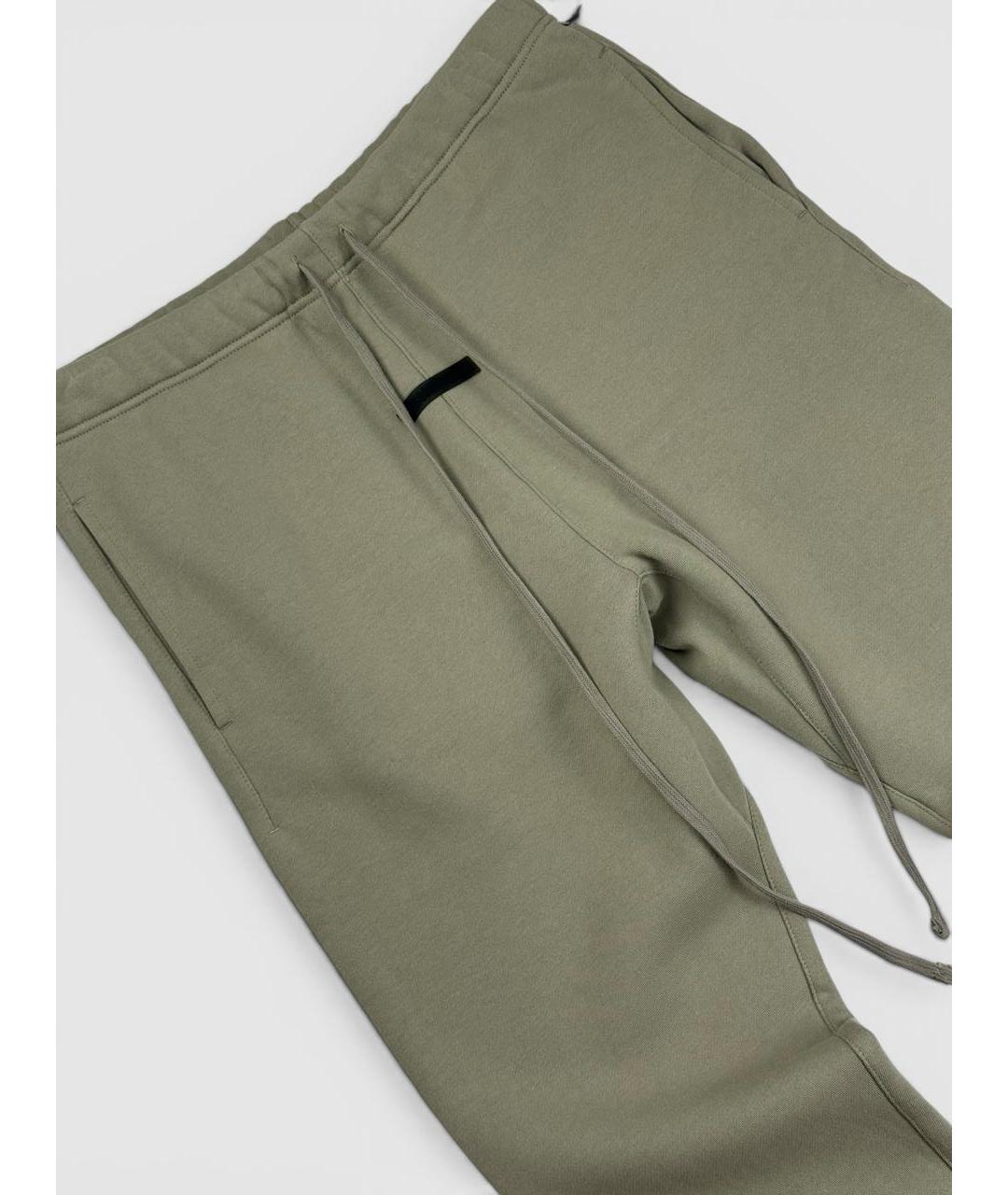 FEAR OF GOD ESSENTIALS Хаки хлопковые повседневные брюки, фото 5