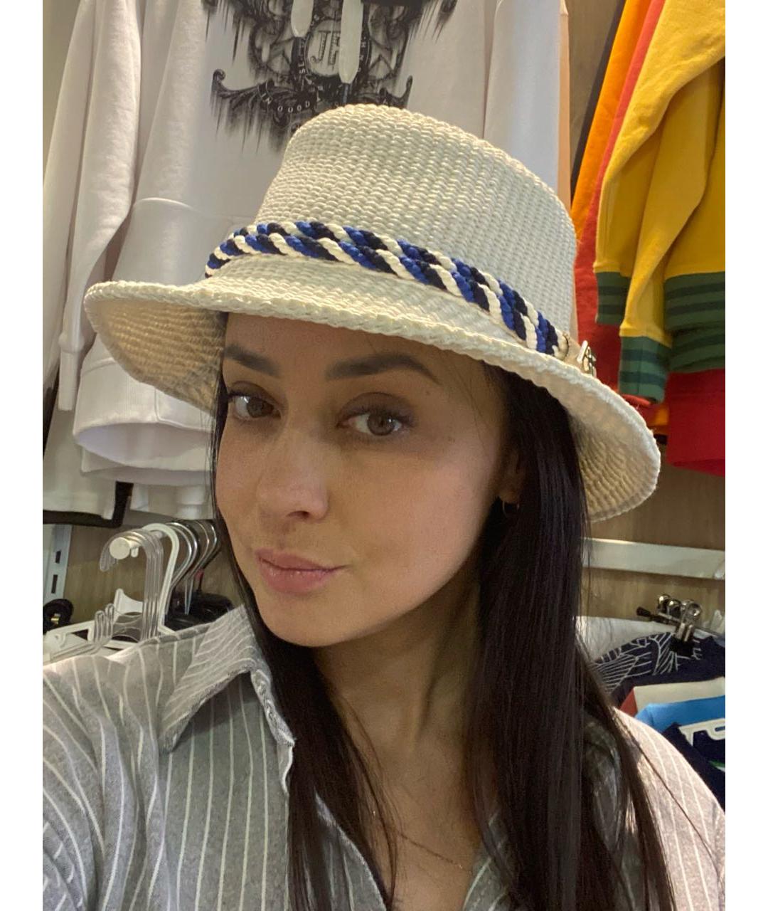 ALBERTA FERRETTI Белая шляпа, фото 4