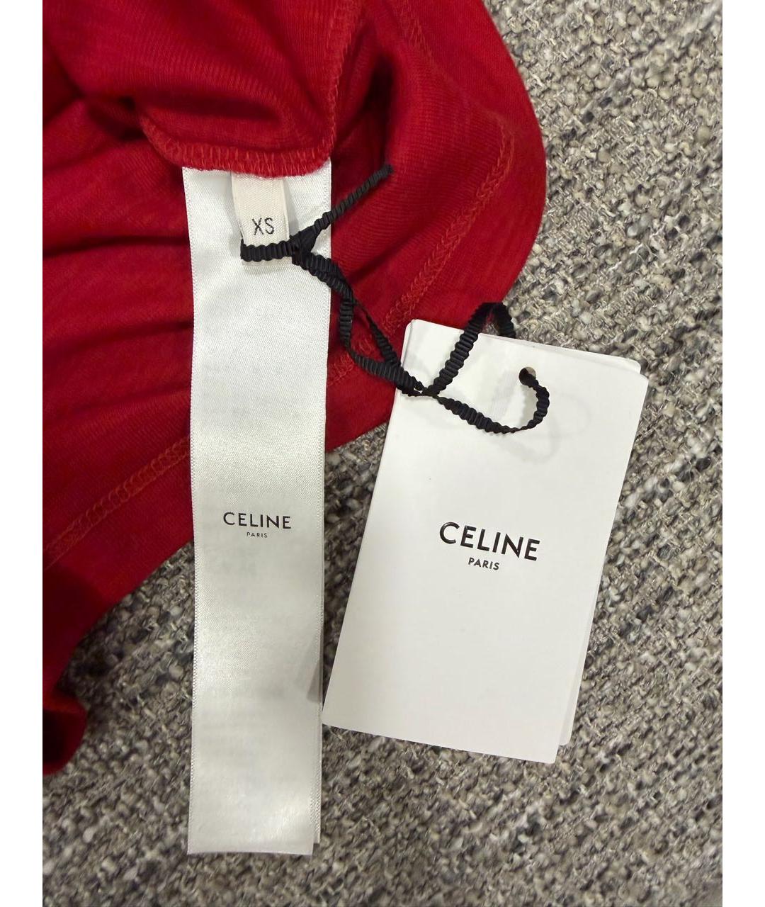 CELINE Красная водолазка, фото 4