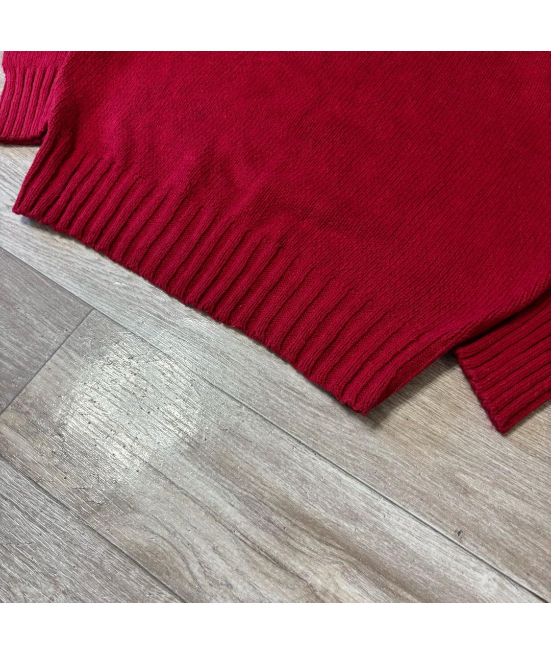 POLO RALPH LAUREN Красный хлопковый джемпер / свитер, фото 3