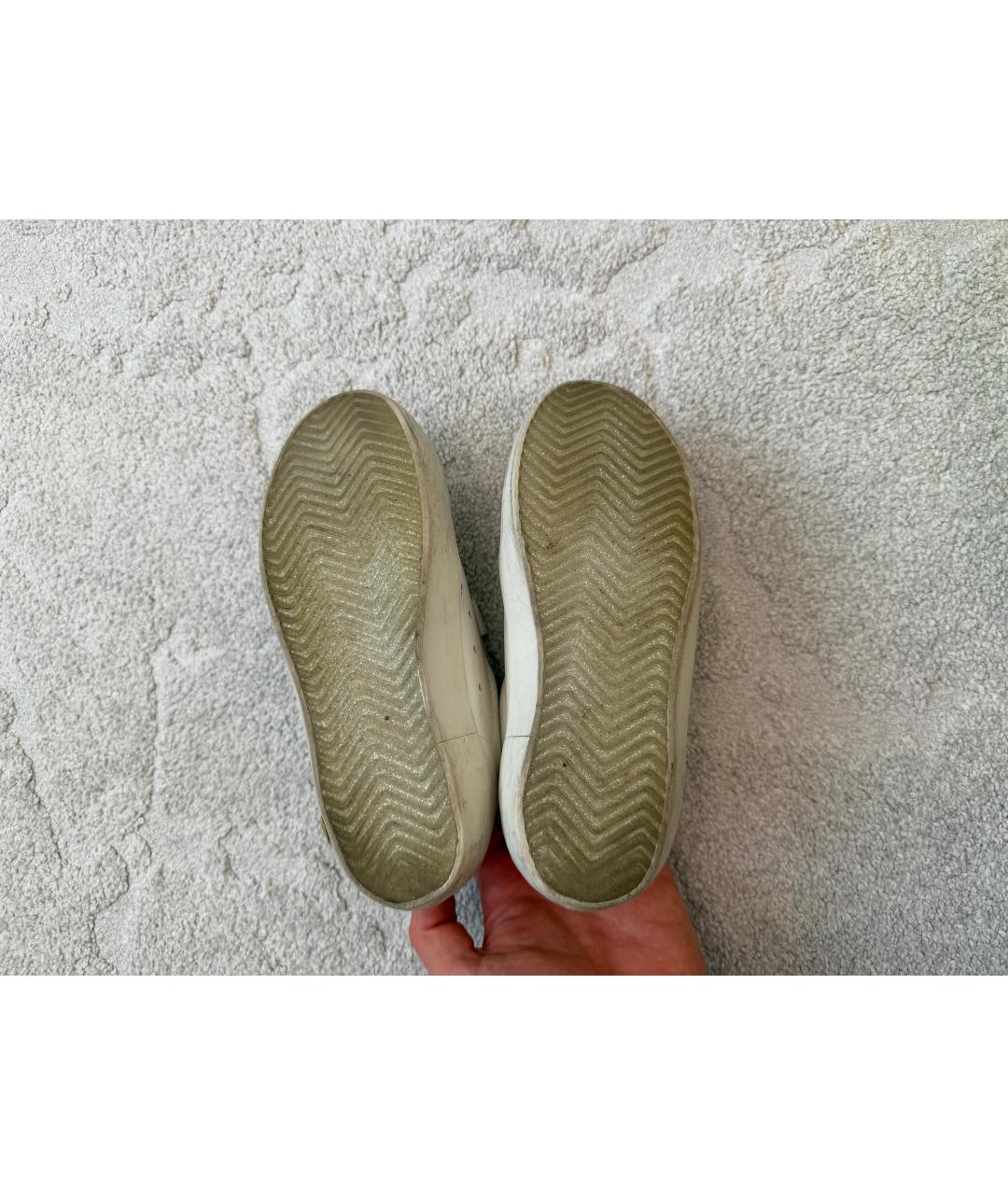 GOLDEN GOOSE DELUXE BRAND Белые кожаные кеды, фото 5