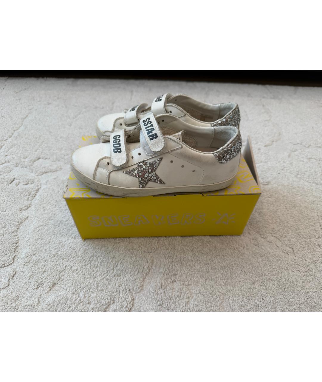 GOLDEN GOOSE DELUXE BRAND Белые кожаные кеды, фото 8