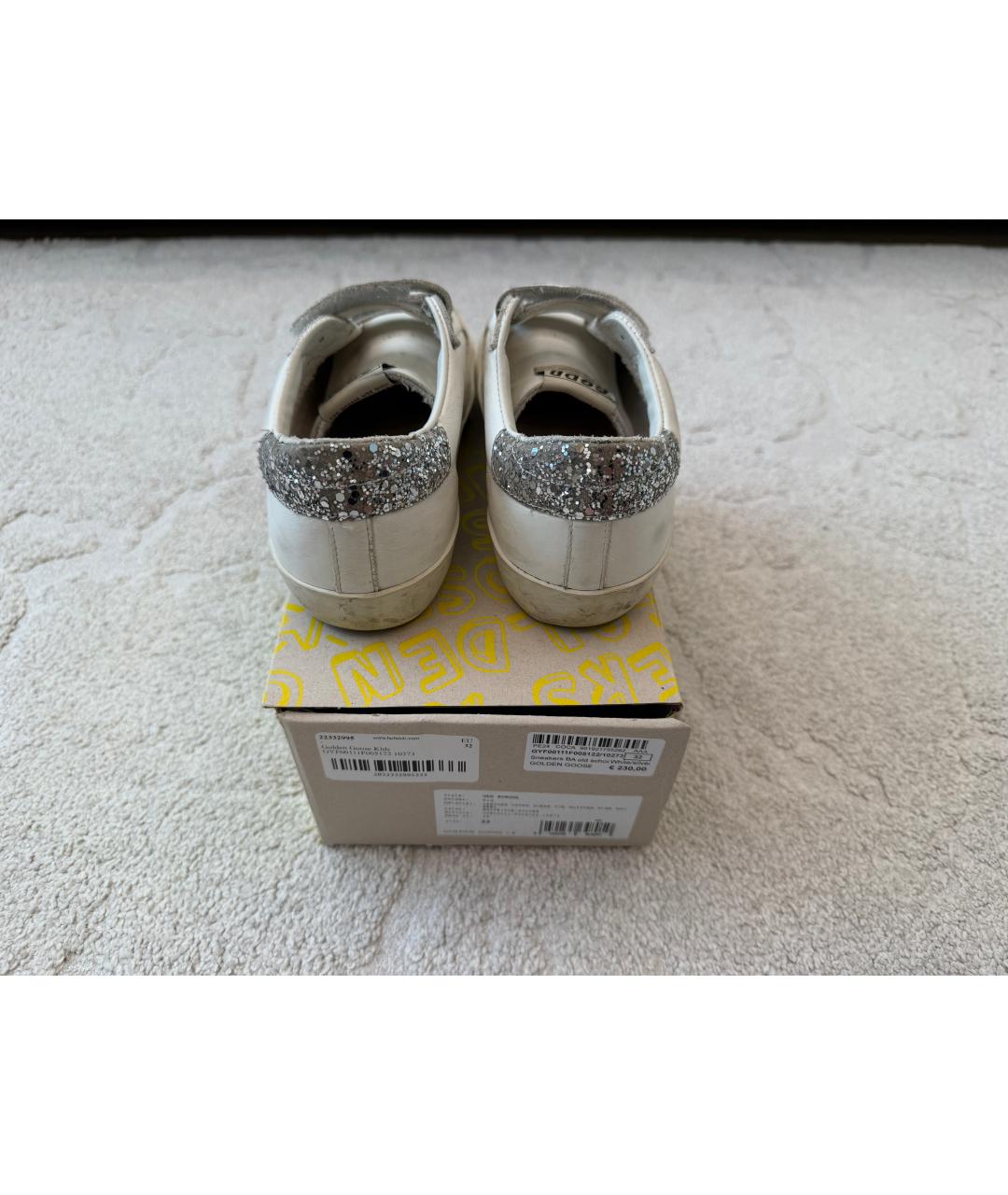 GOLDEN GOOSE DELUXE BRAND Белые кожаные кеды, фото 3
