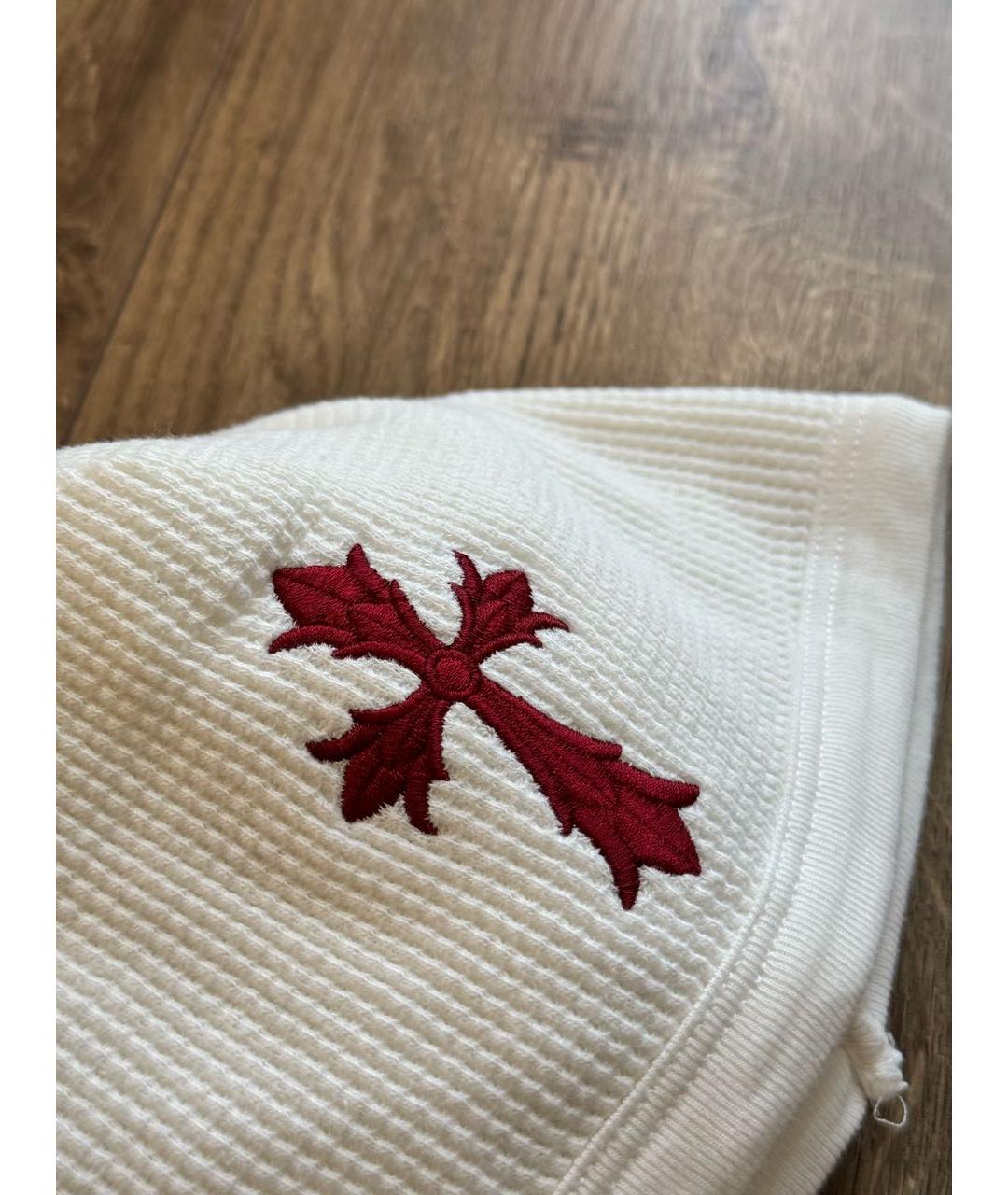 CHROME HEARTS Белая хлопковая шапка, фото 2