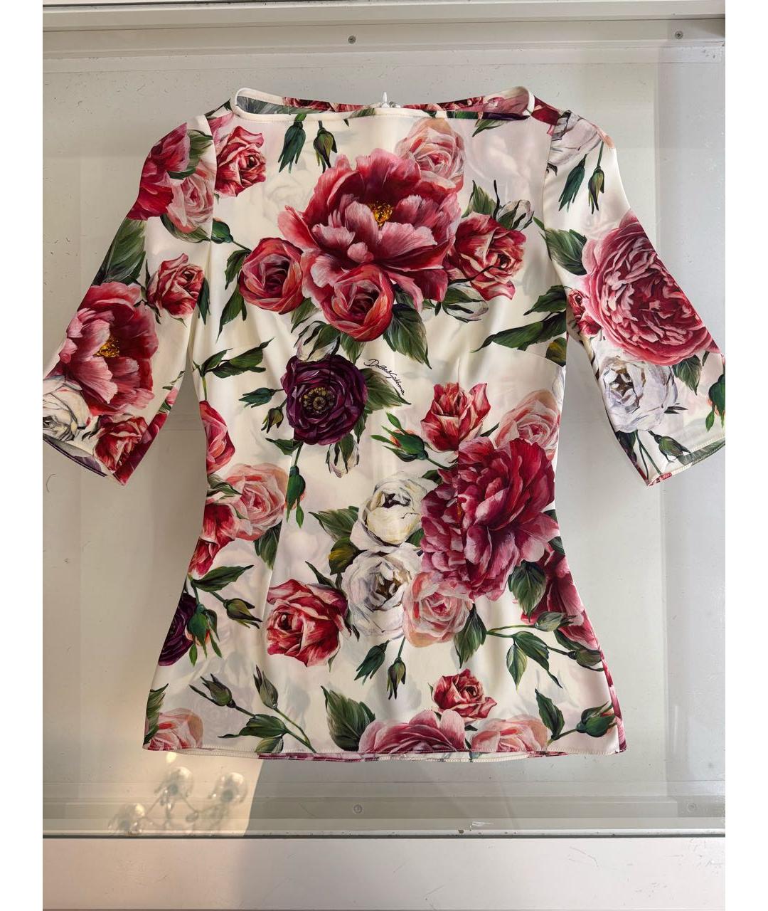 DOLCE&GABBANA Шелковый костюм с брюками, фото 2