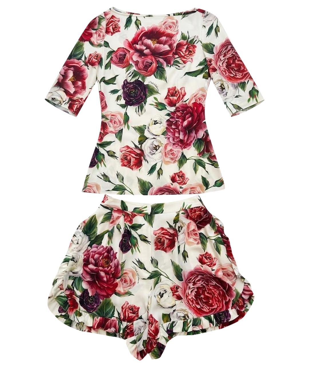 DOLCE&GABBANA Шелковый костюм с брюками, фото 1