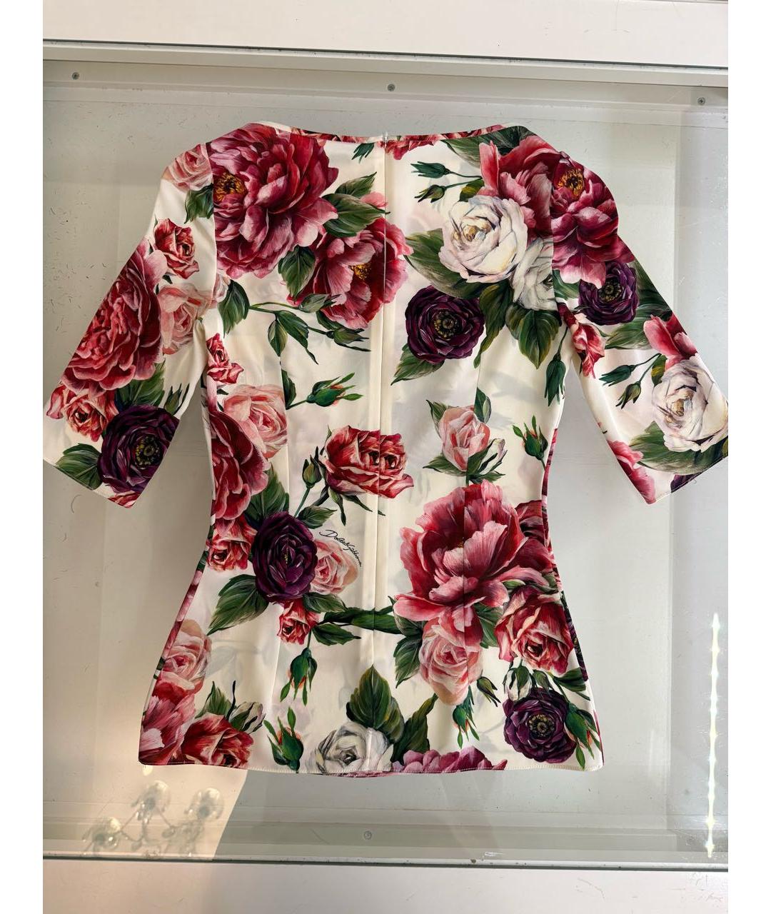 DOLCE&GABBANA Шелковый костюм с брюками, фото 7