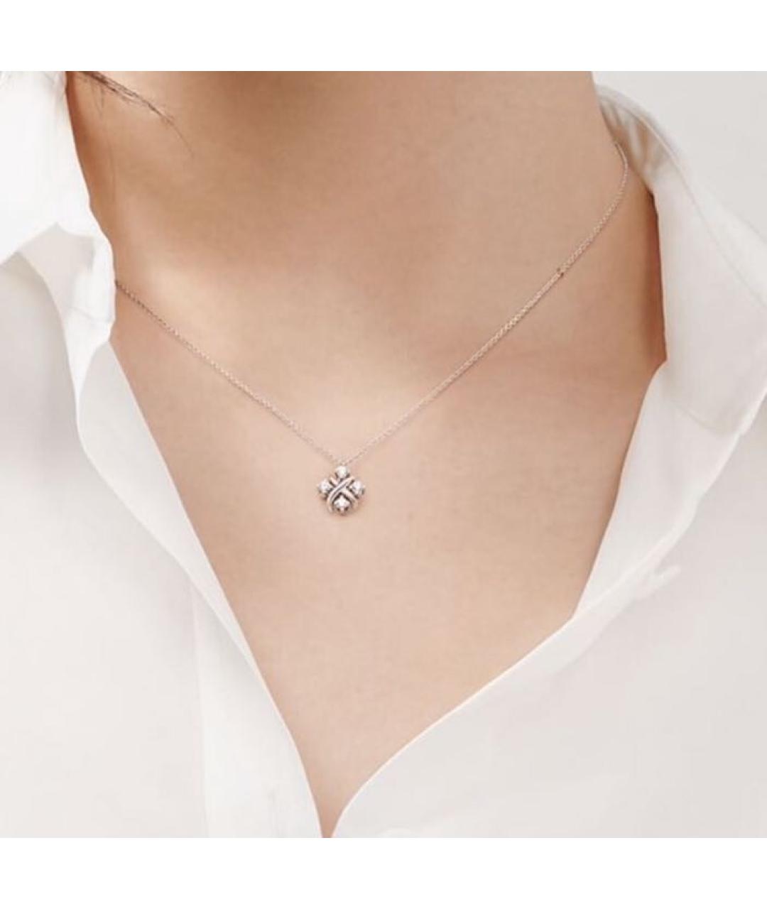TIFFANY&CO Белое платиновое колье, фото 7