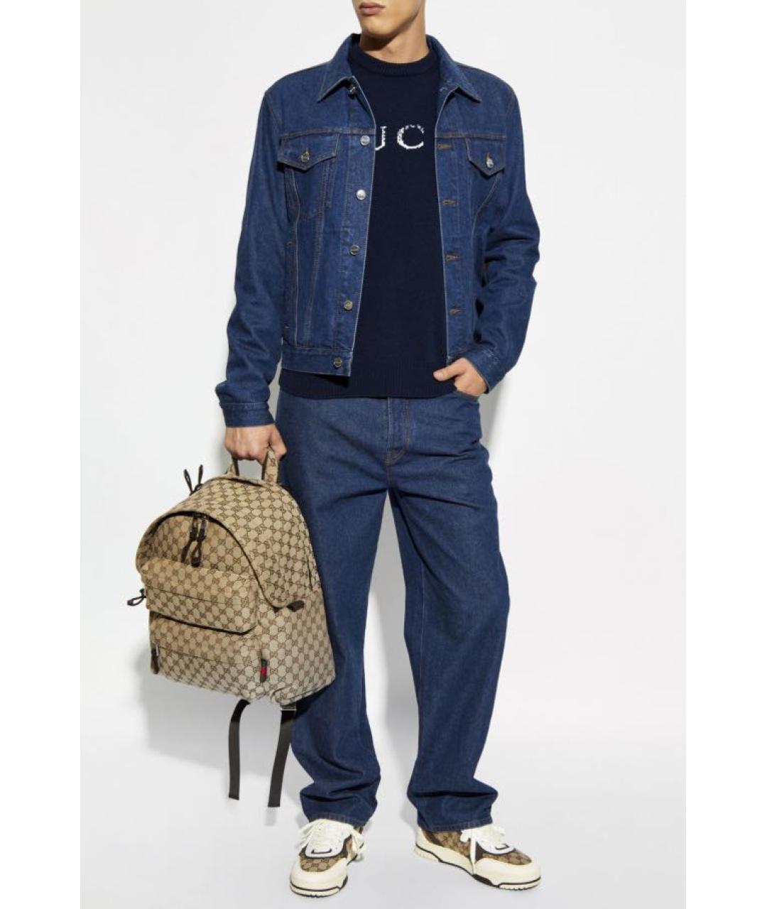 GUCCI Синяя деним куртка, фото 2