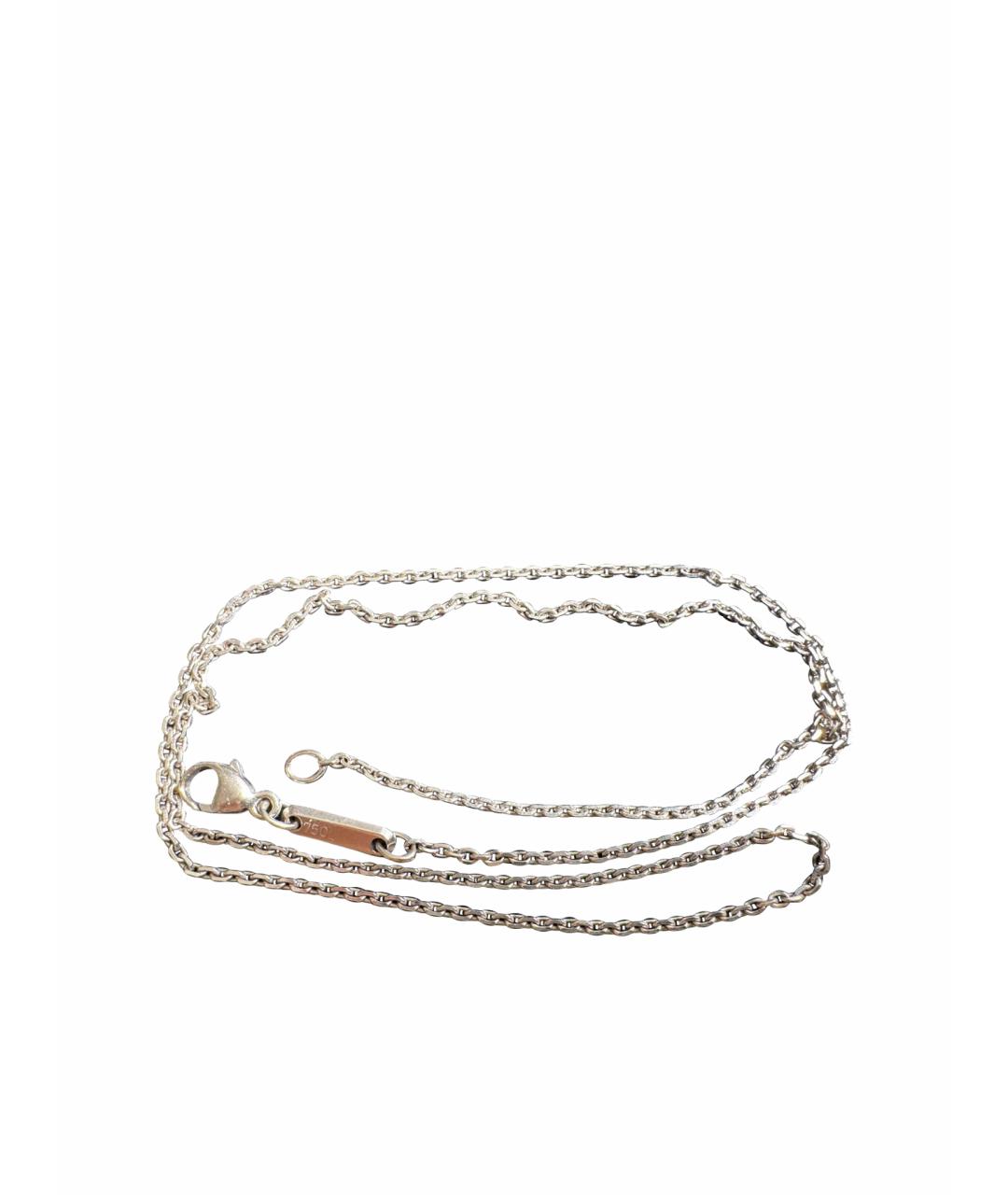 CHOPARD Серая цепочка из белого золота, фото 1