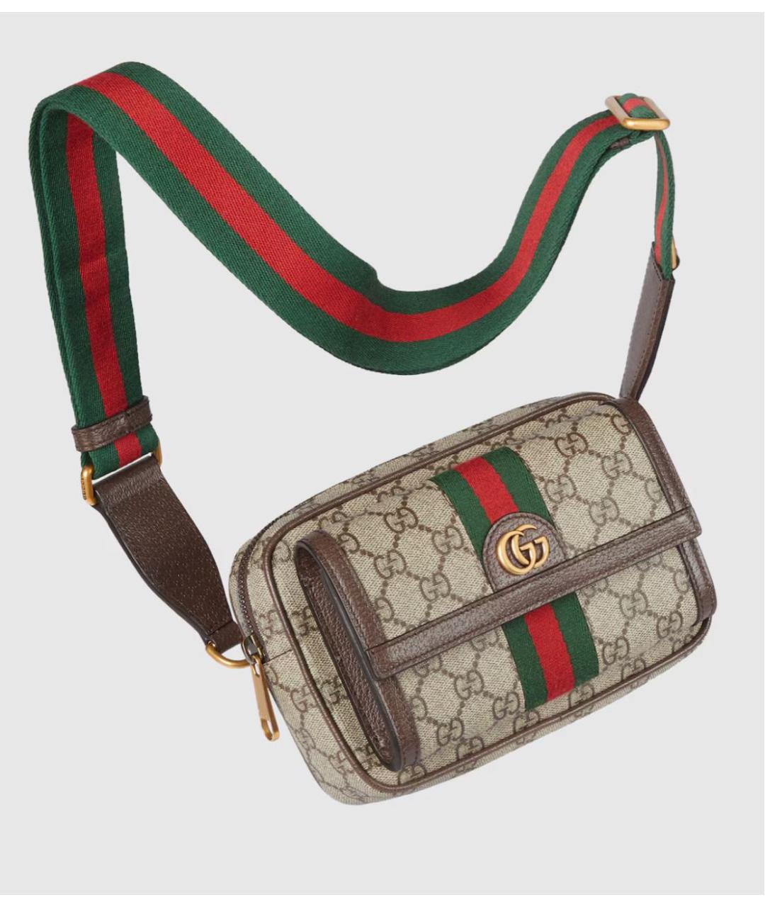 GUCCI Бежевая сумка на плечо, фото 6