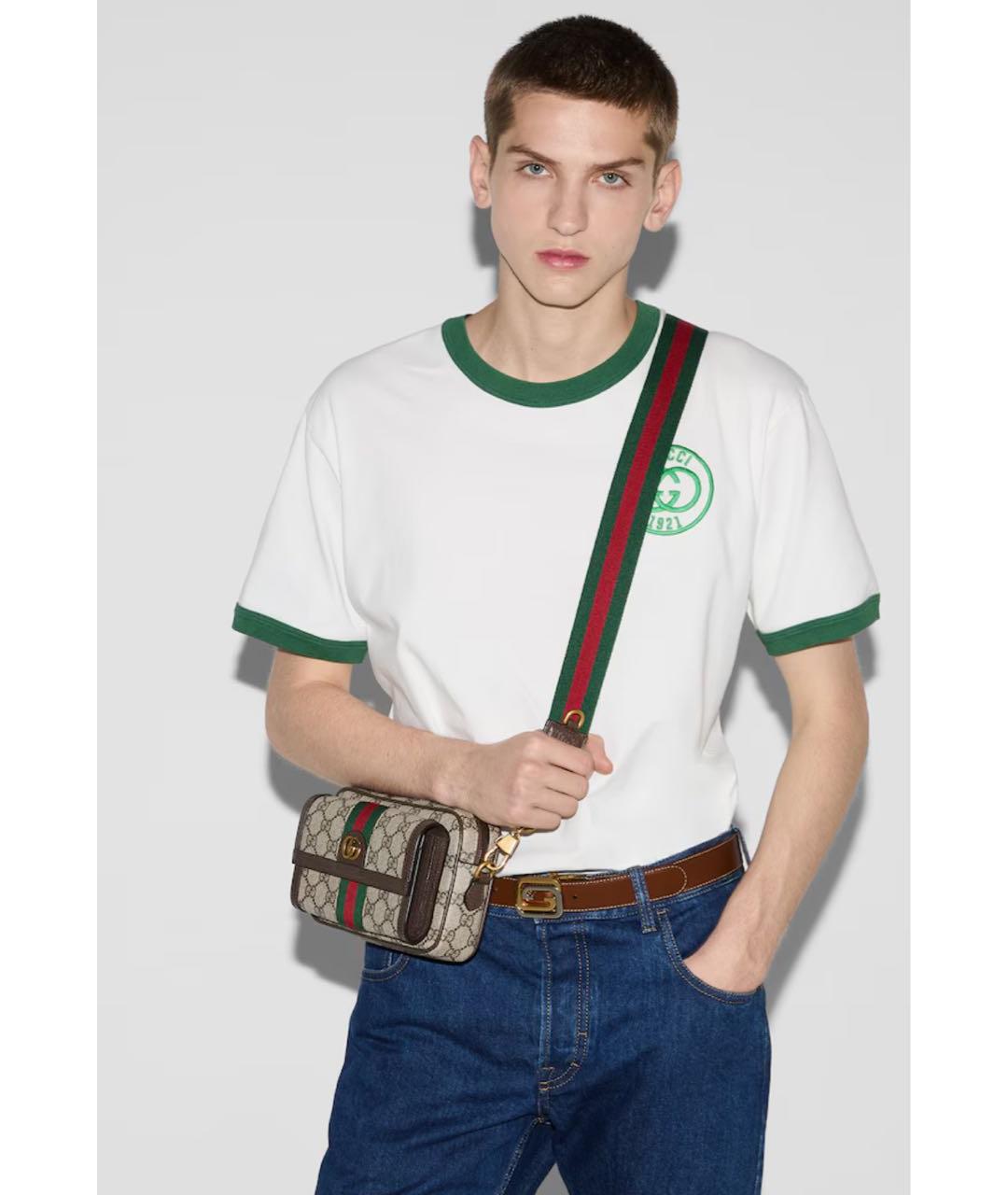 GUCCI Бежевая сумка на плечо, фото 5