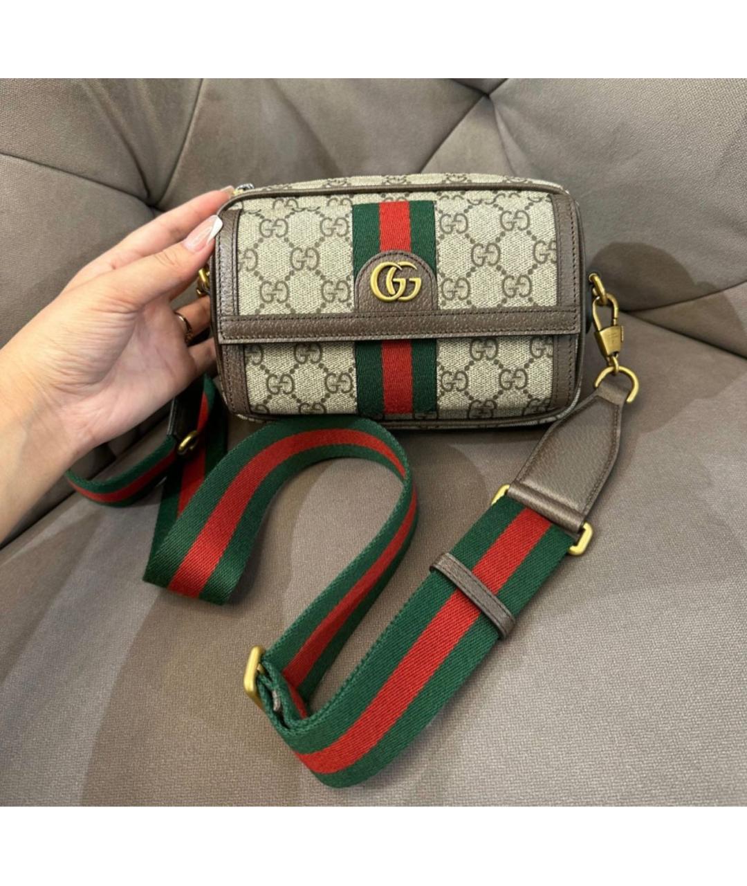 GUCCI Бежевая сумка на плечо, фото 7