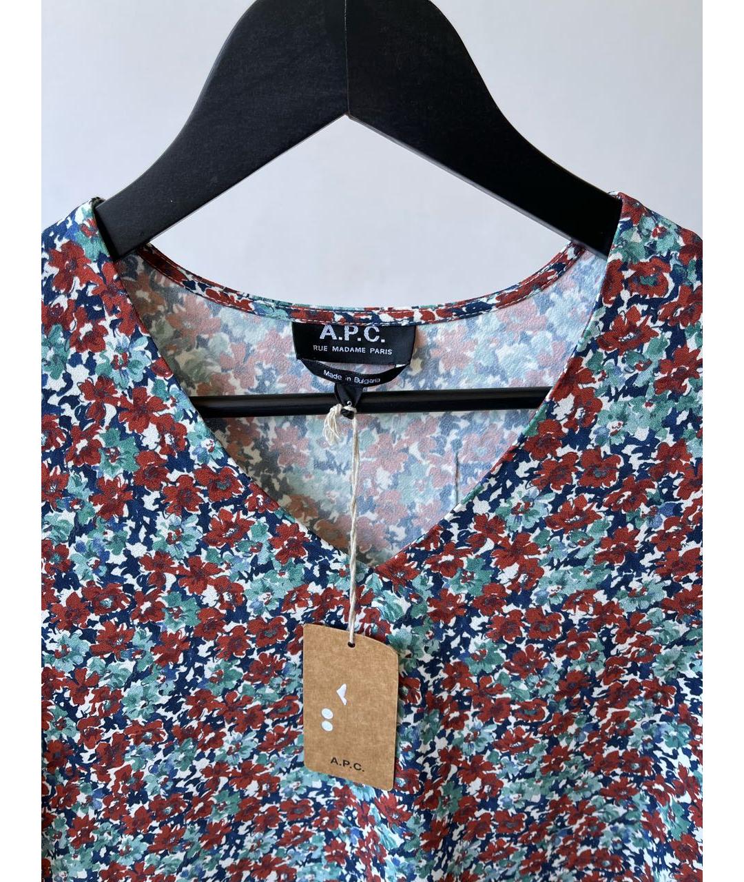 A.P.C. Мульти вискозная блузы, фото 3