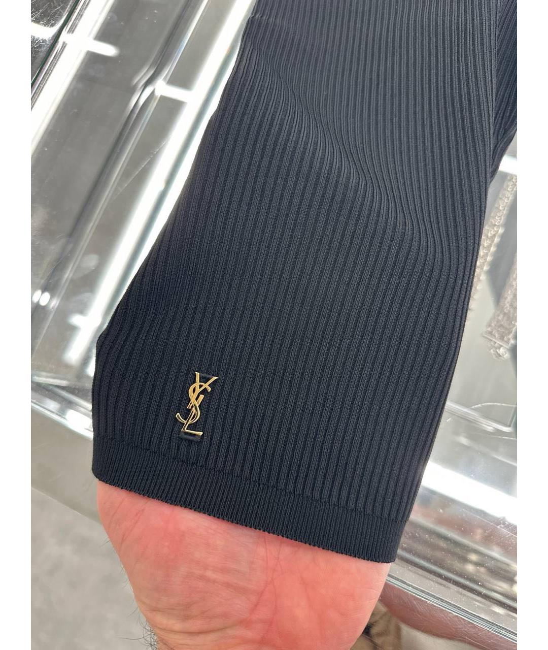SAINT LAURENT Черные шорты, фото 3