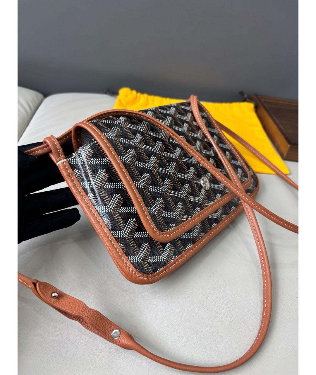 GOYARD Коричневая сумка через плечо, фото 4