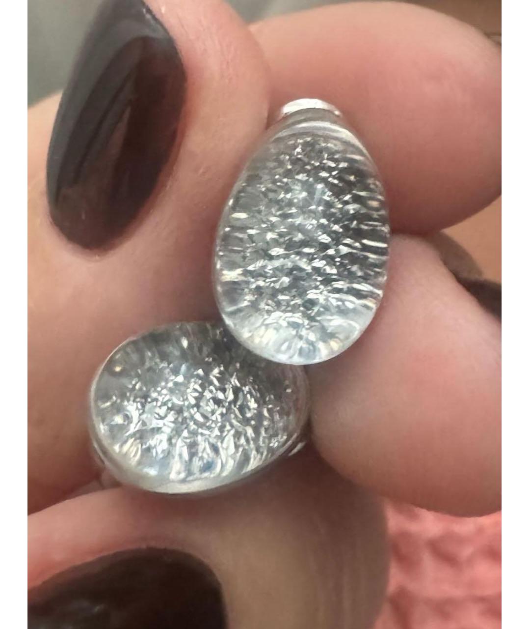 CARTIER Белые серьги из белого золота, фото 2