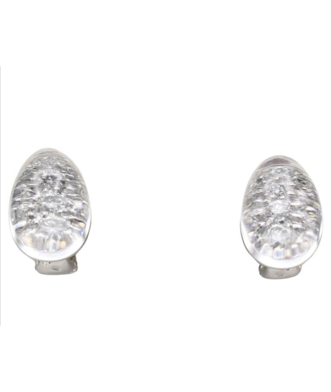 CARTIER Белые серьги из белого золота, фото 4