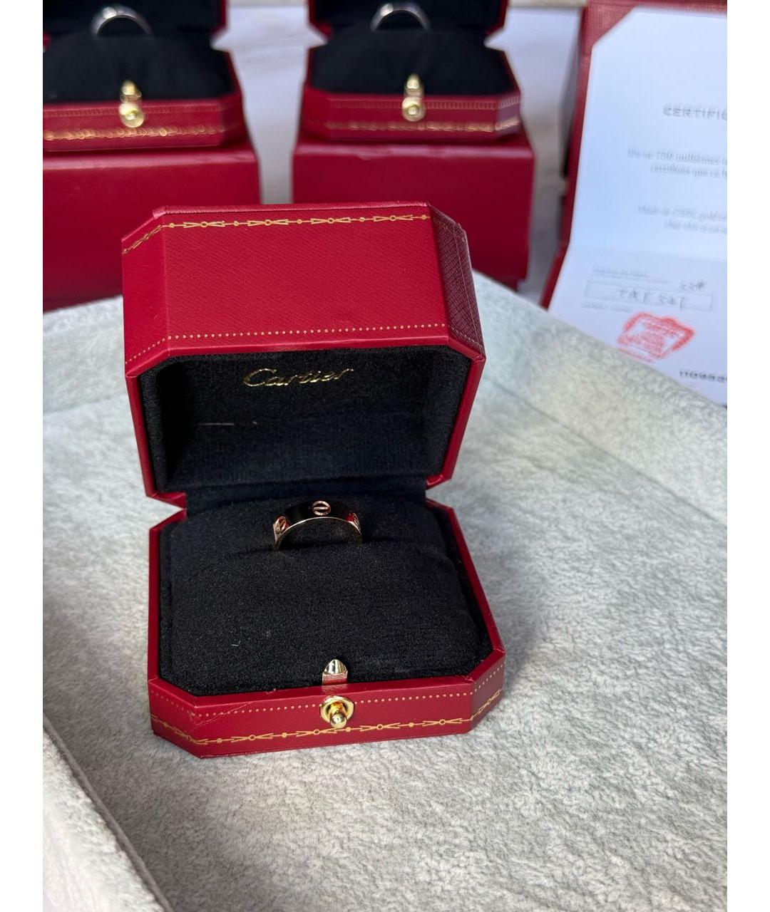 CARTIER Золотое кольцо из розового золота, фото 5
