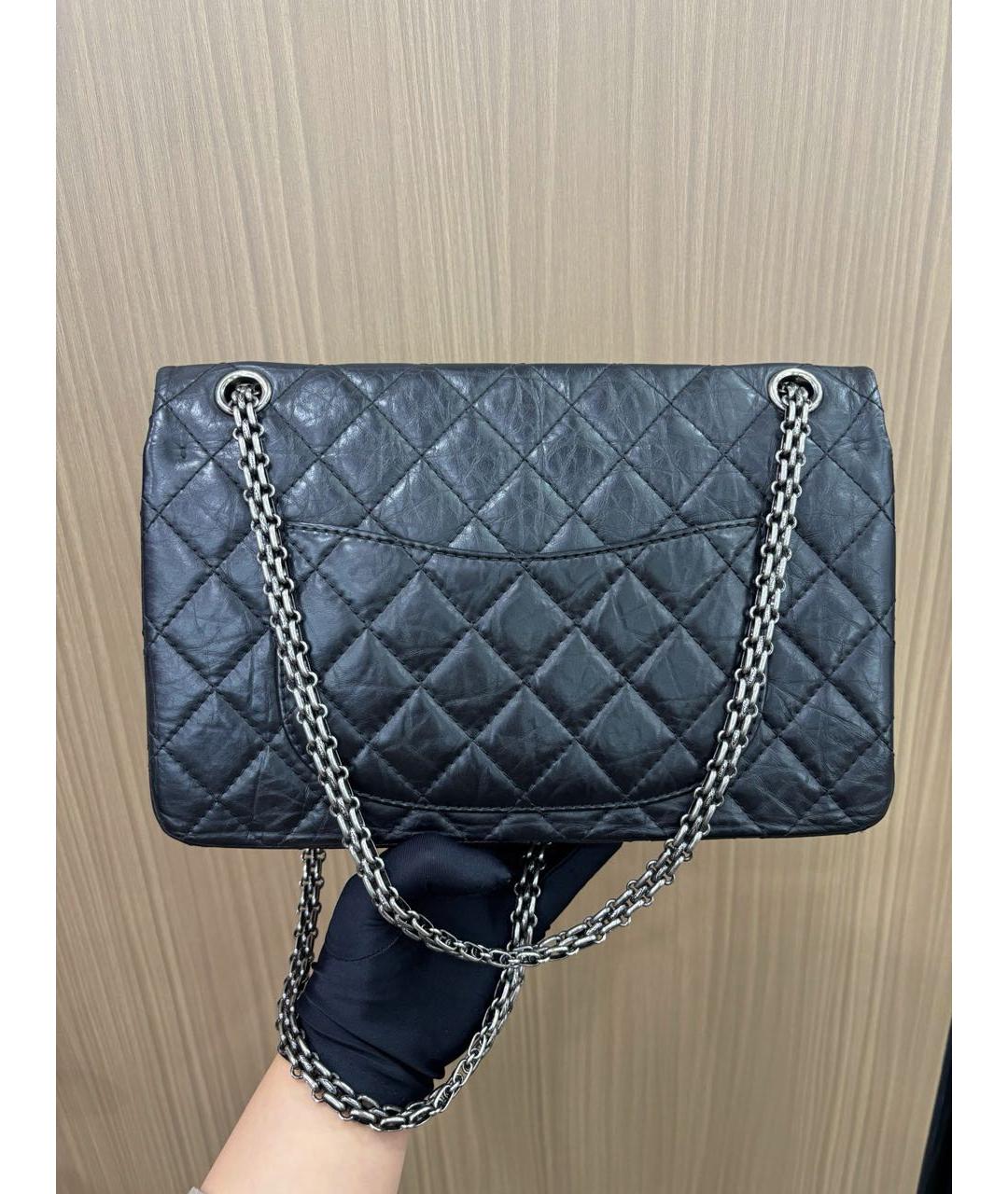 CHANEL Черная кожаная сумка через плечо, фото 3