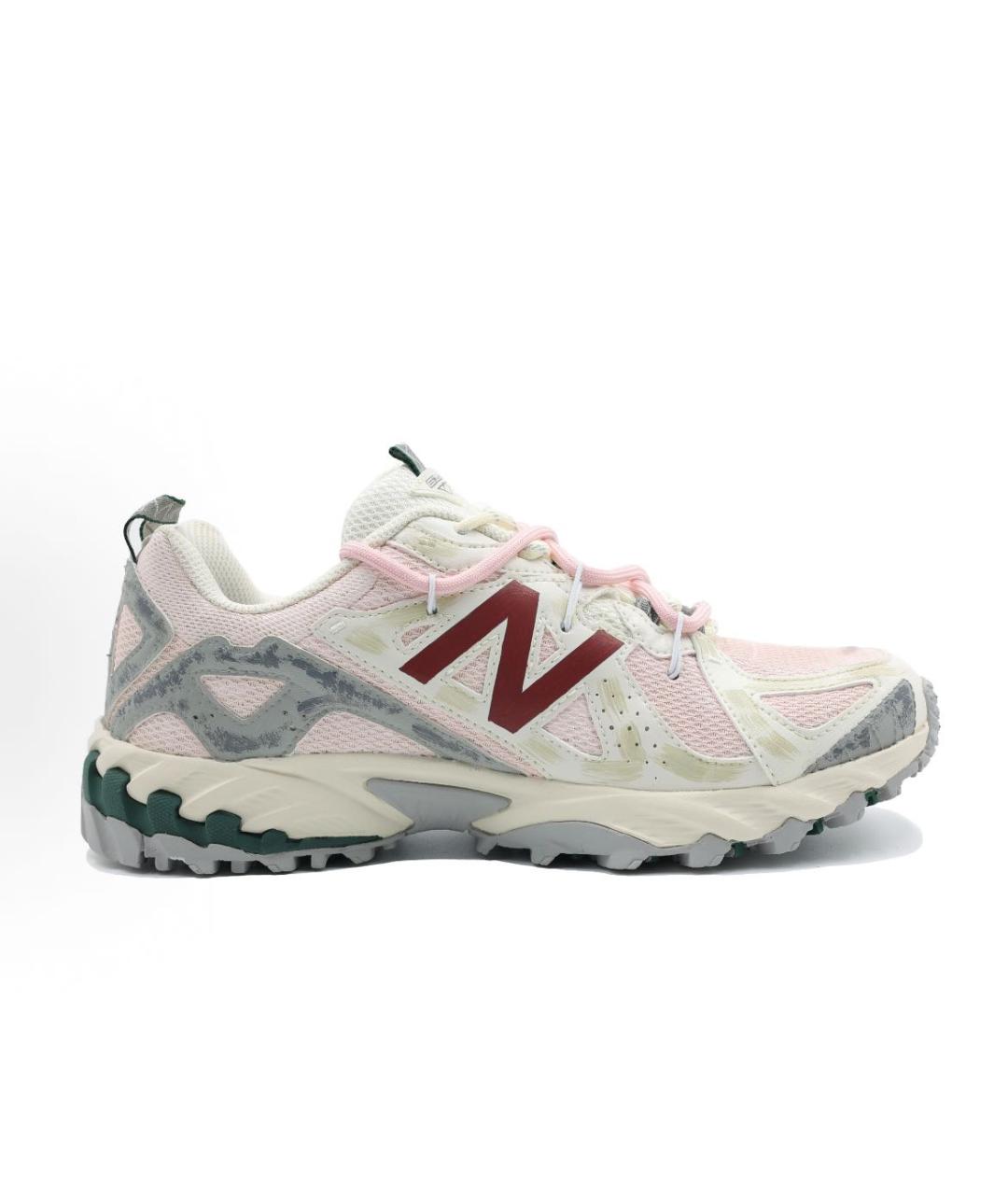 NEW BALANCE Белые текстильные кроссовки, фото 3