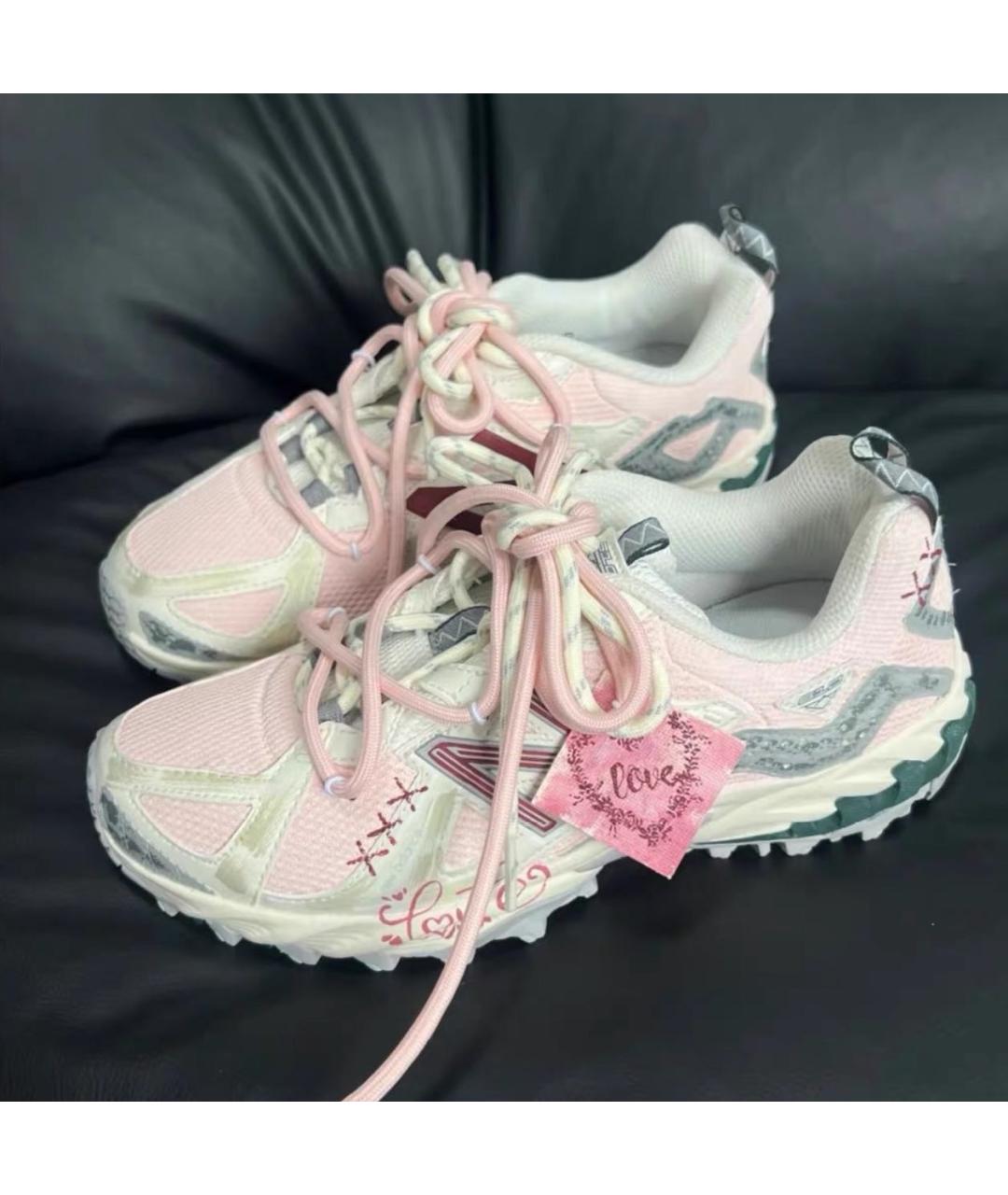 NEW BALANCE Белые текстильные кроссовки, фото 5