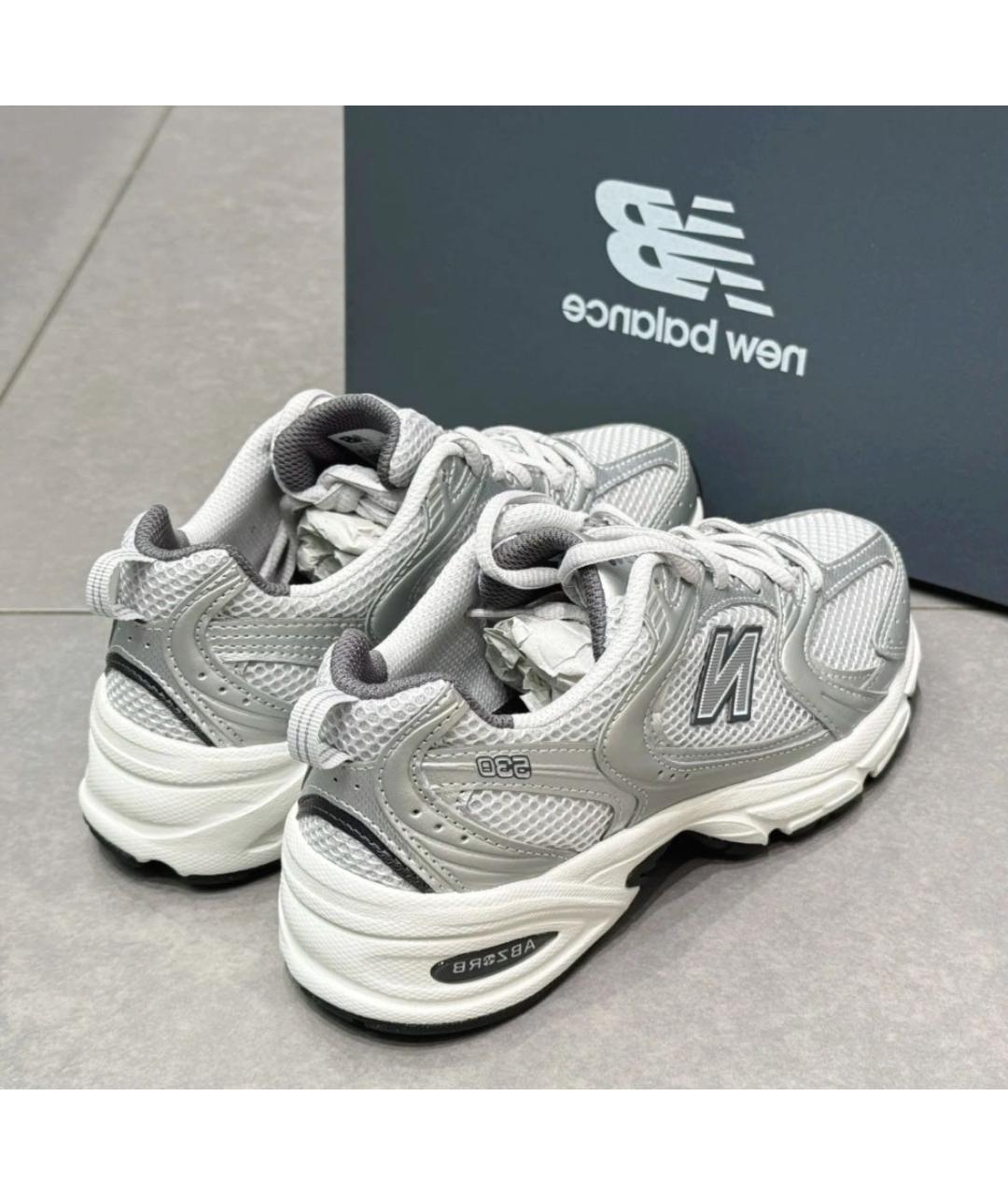 NEW BALANCE Серебряные низкие кроссовки / кеды, фото 8