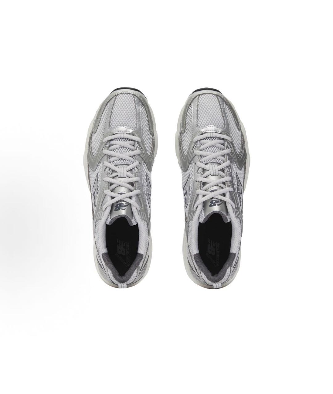 NEW BALANCE Серебряные низкие кроссовки / кеды, фото 4