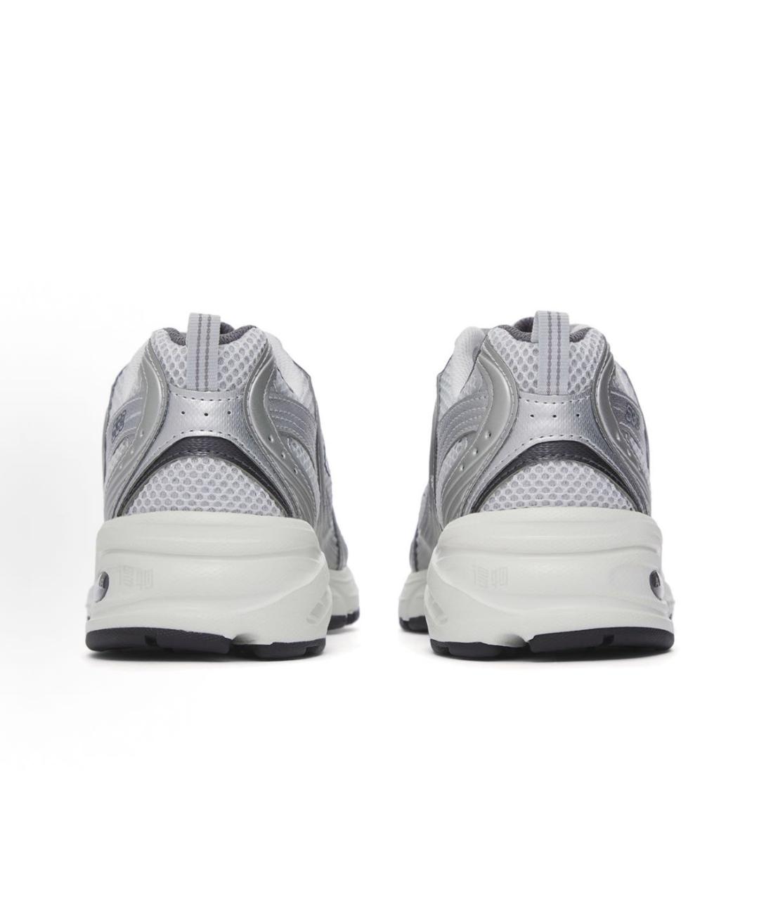 NEW BALANCE Серебряные низкие кроссовки / кеды, фото 3