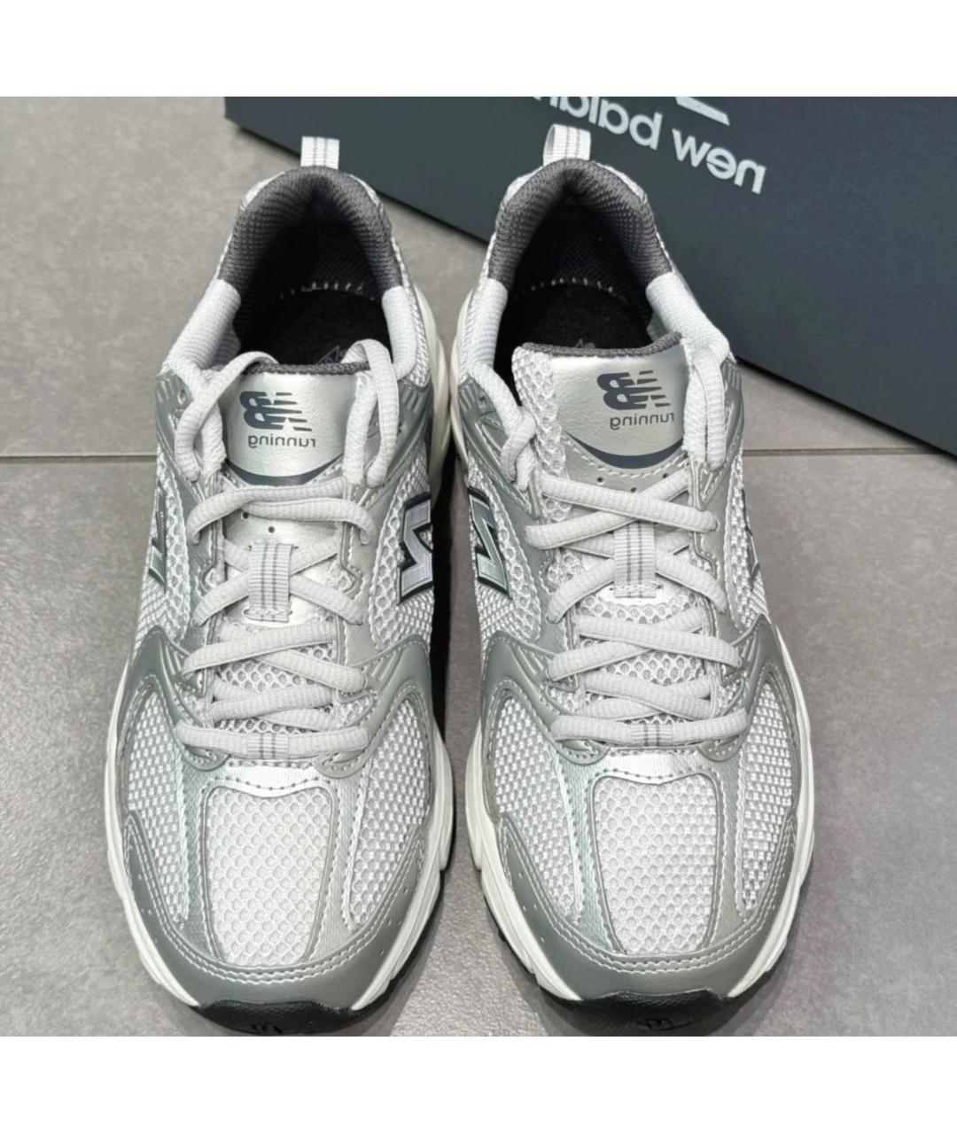 NEW BALANCE Серебряные низкие кроссовки / кеды, фото 6