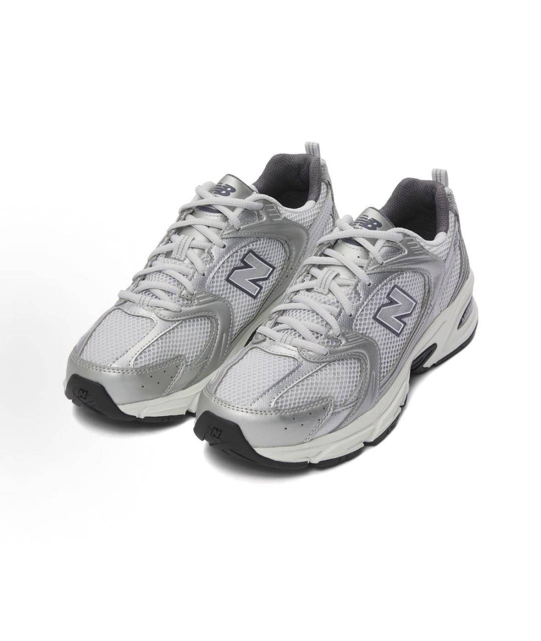NEW BALANCE Серебряные низкие кроссовки / кеды, фото 2