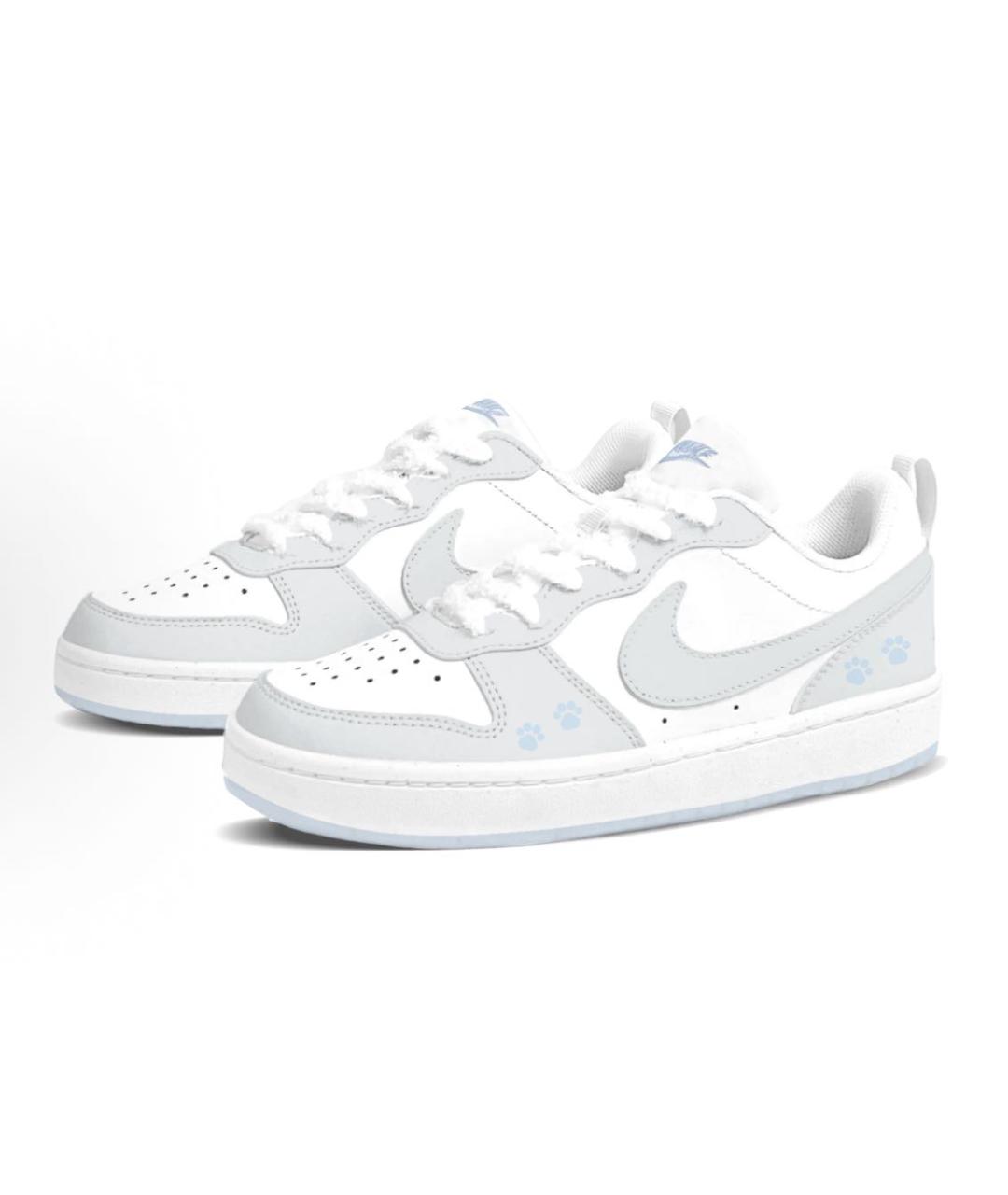 NIKE Белые кожаные кроссовки, фото 2