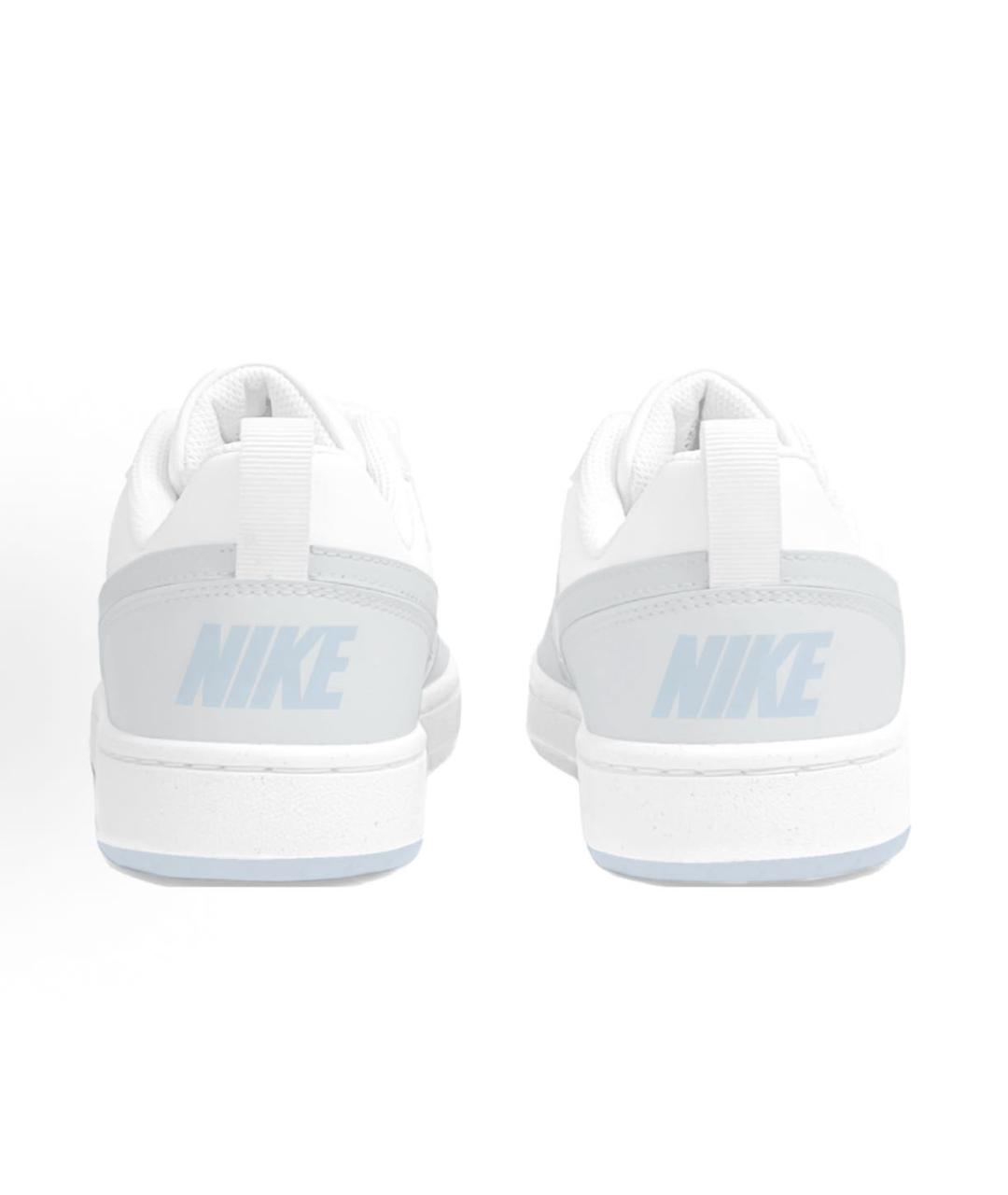 NIKE Белые кожаные кроссовки, фото 4
