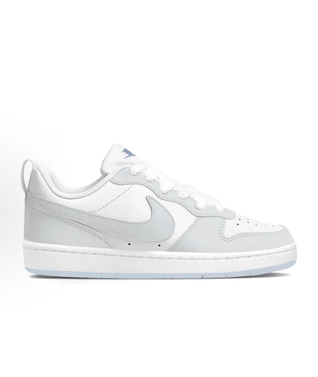 NIKE Белые кожаные кроссовки, фото 3