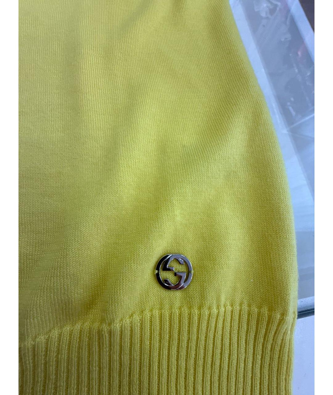 GUCCI Желтая жилетка, фото 4