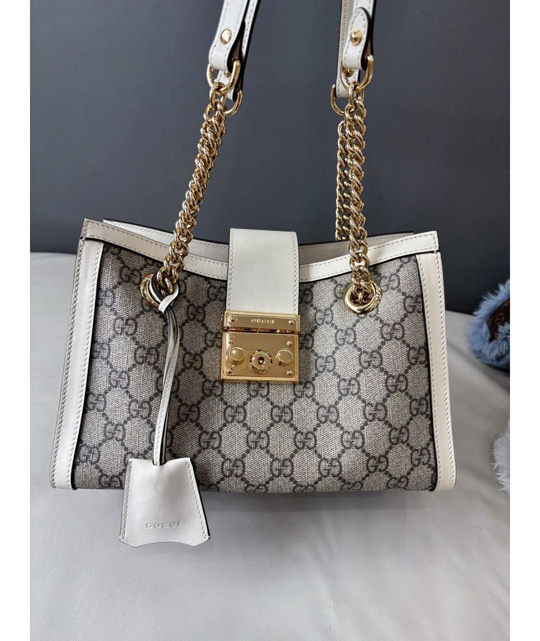 GUCCI Белая сумка через плечо, фото 2