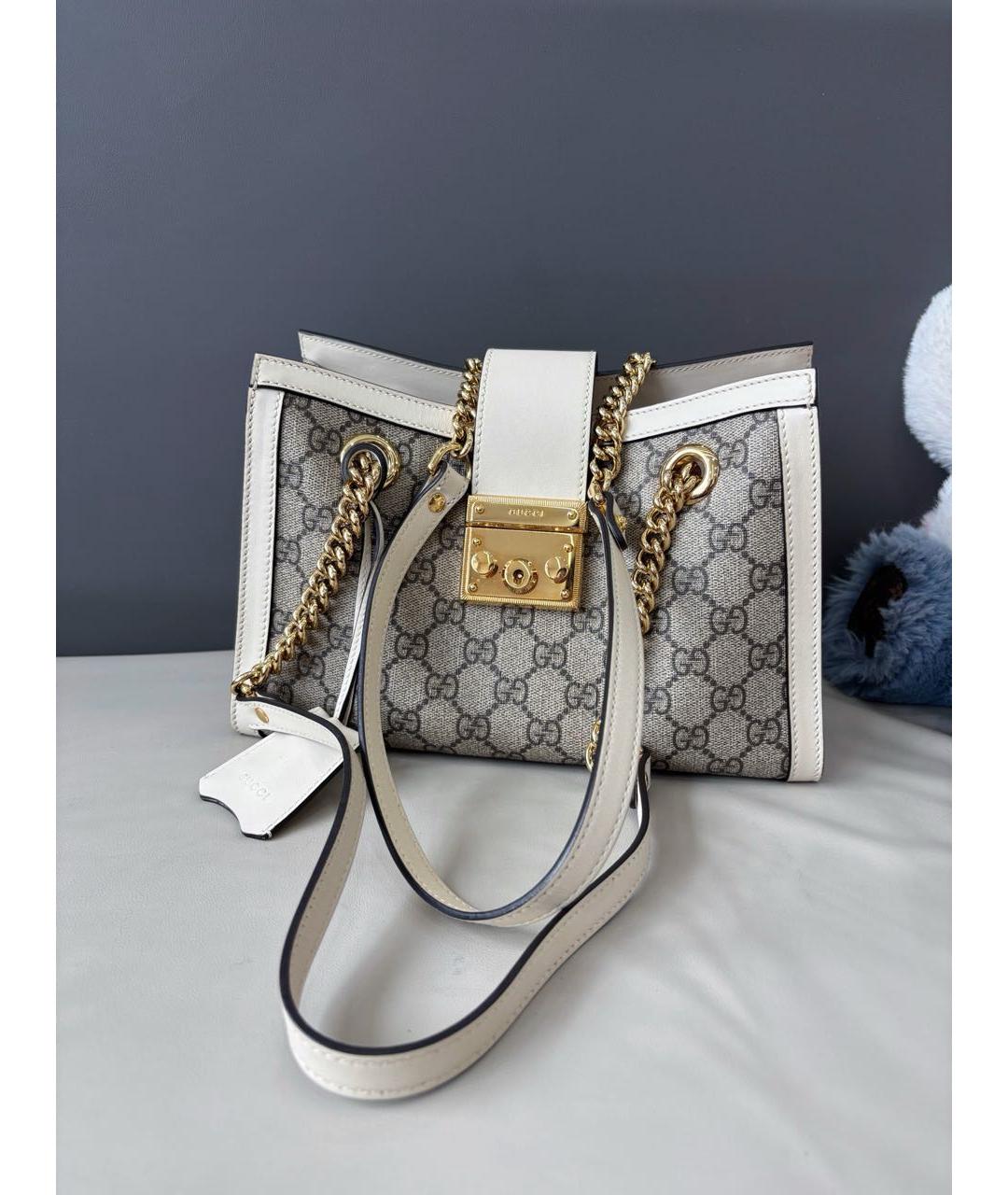 GUCCI Белая сумка через плечо, фото 8