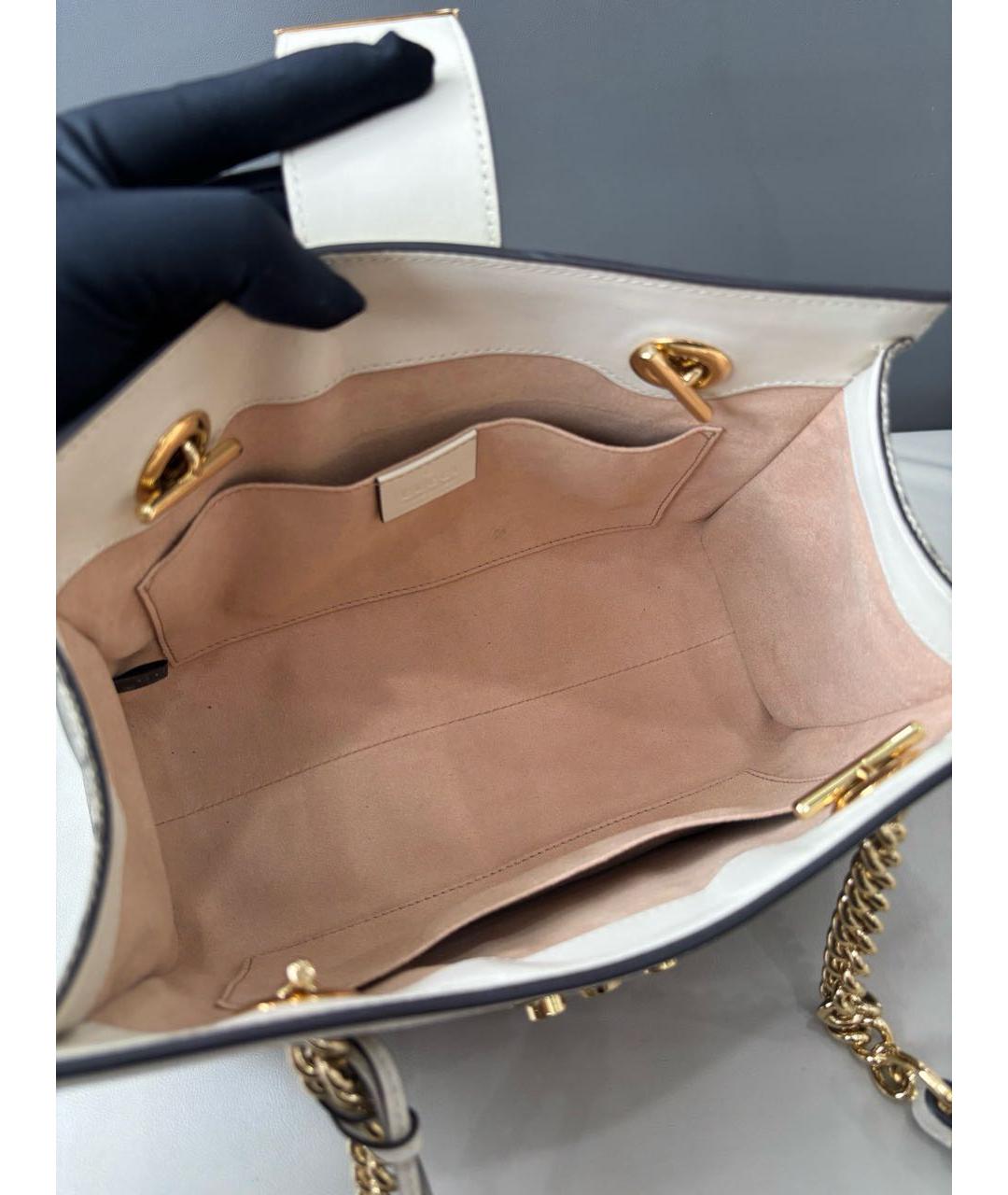 GUCCI Белая сумка через плечо, фото 7