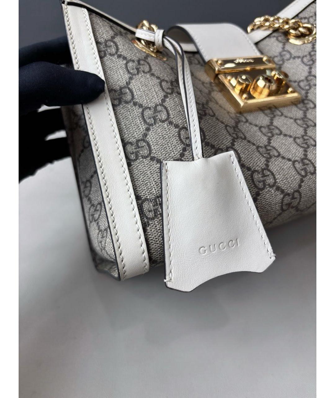 GUCCI Белая сумка через плечо, фото 5