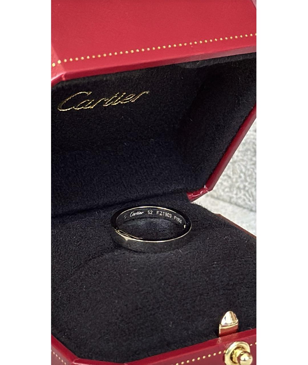 CARTIER Белое кольцо из белого золота, фото 3